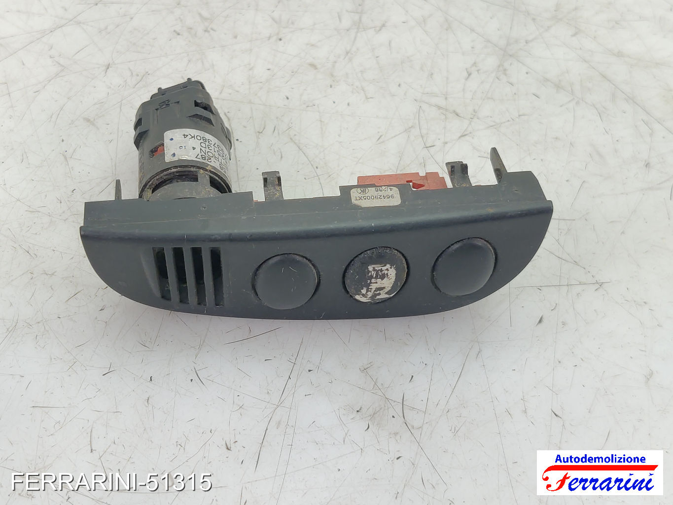 interruttore ESP cruscotto CITROEN C3 PLURIEL HB 2004-2009 sinistro, sx 9