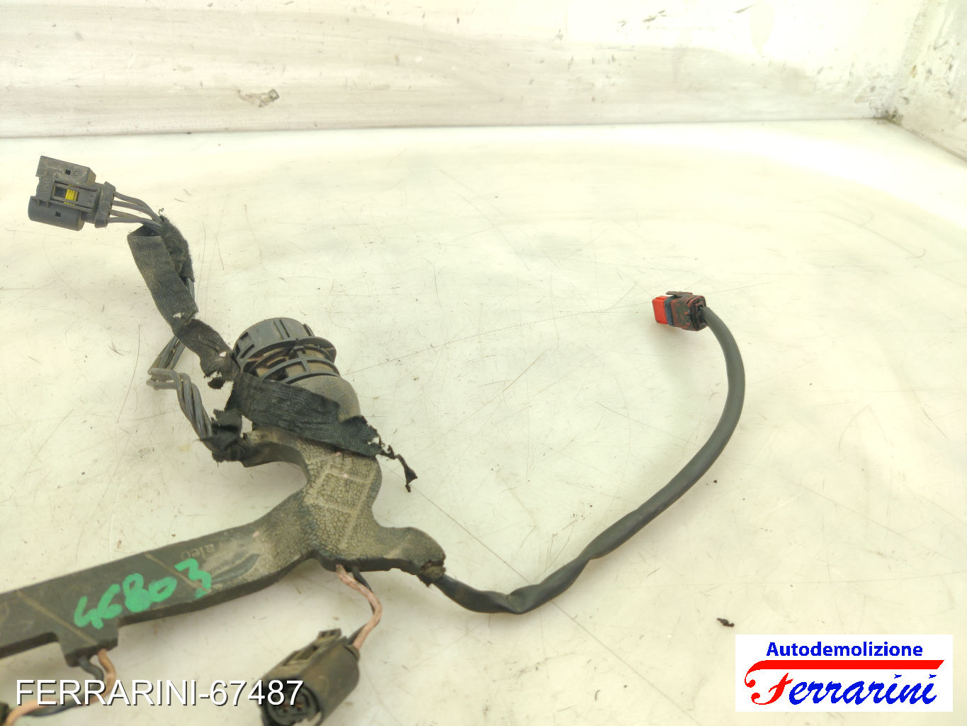 cablaggio iniettori 8HX CITROEN C2 JM 1.4 HDI 2003-2009 9645343780, 46807 7