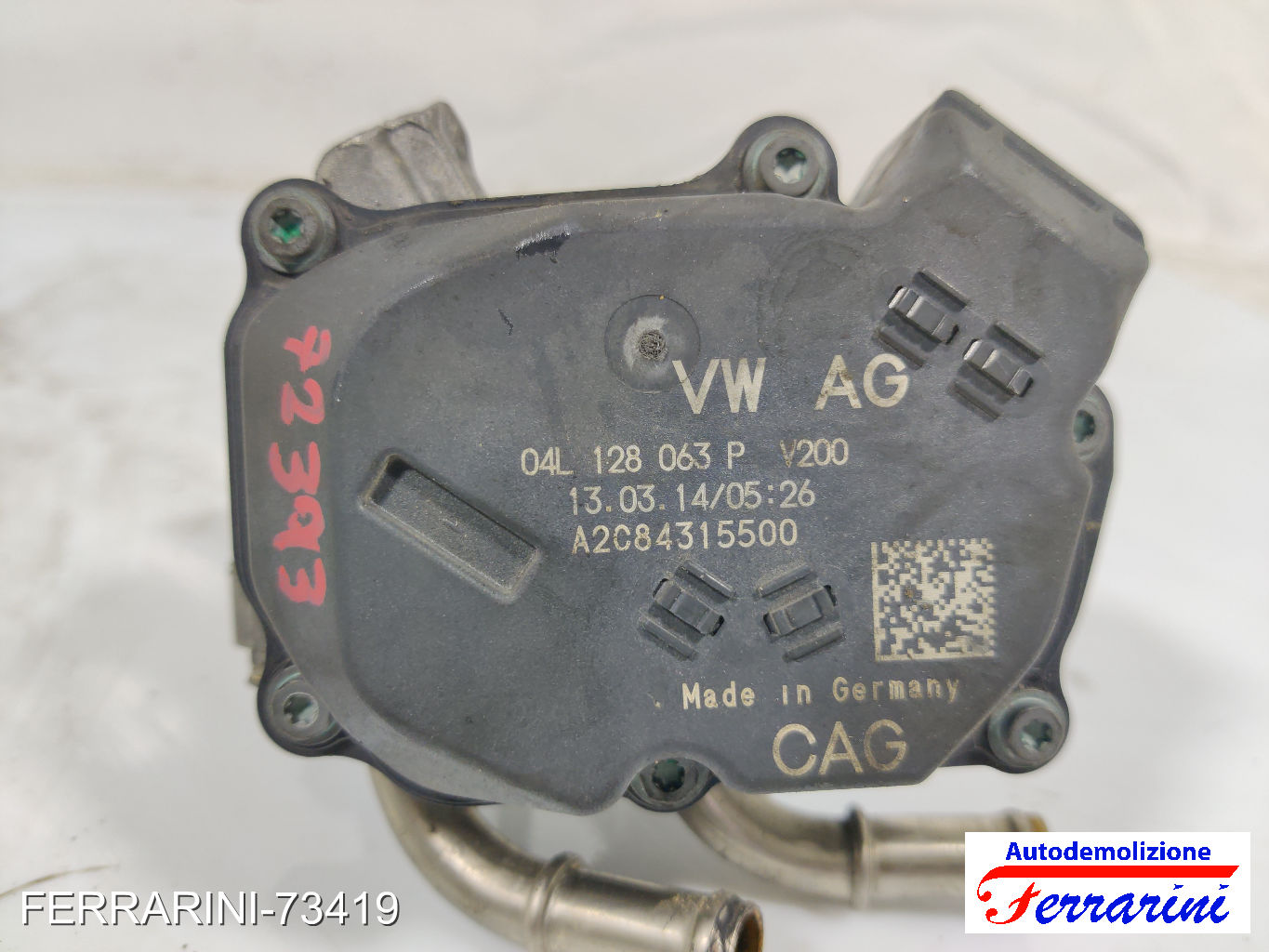 Corpo Farfallato VW GOLF 7 5G1, BE1, BE2, BQ1 2.0 TDI 2012-2020 04L128063P