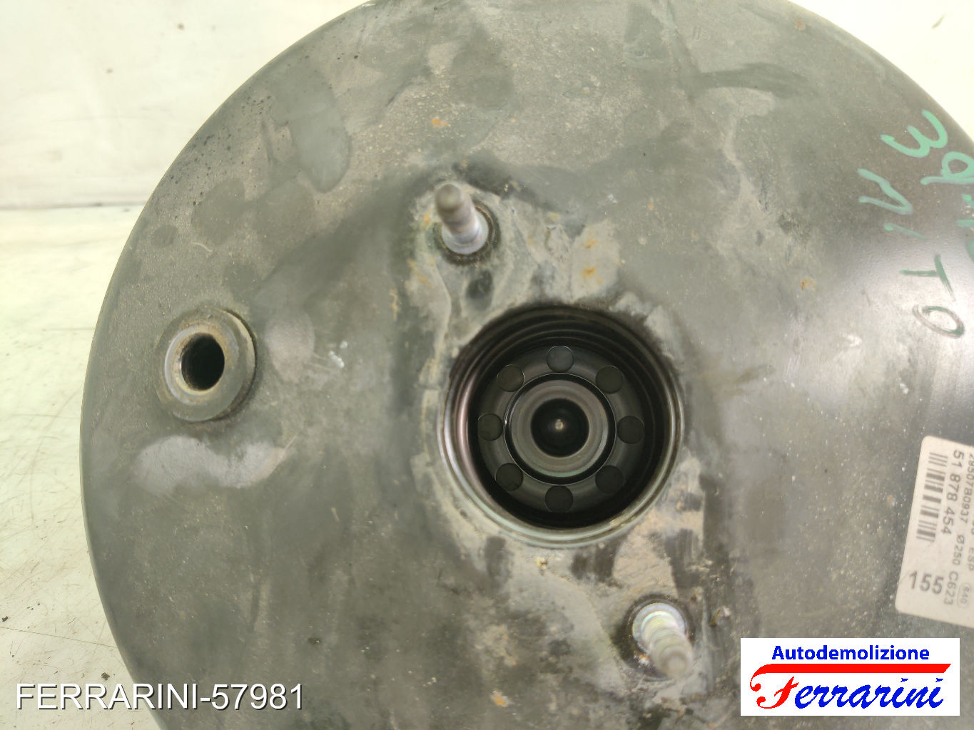 Servofreno ALFA ROMEO MITO 955 1.6 JTDM 2008-2015 77365870, 51837274, 51878454 7