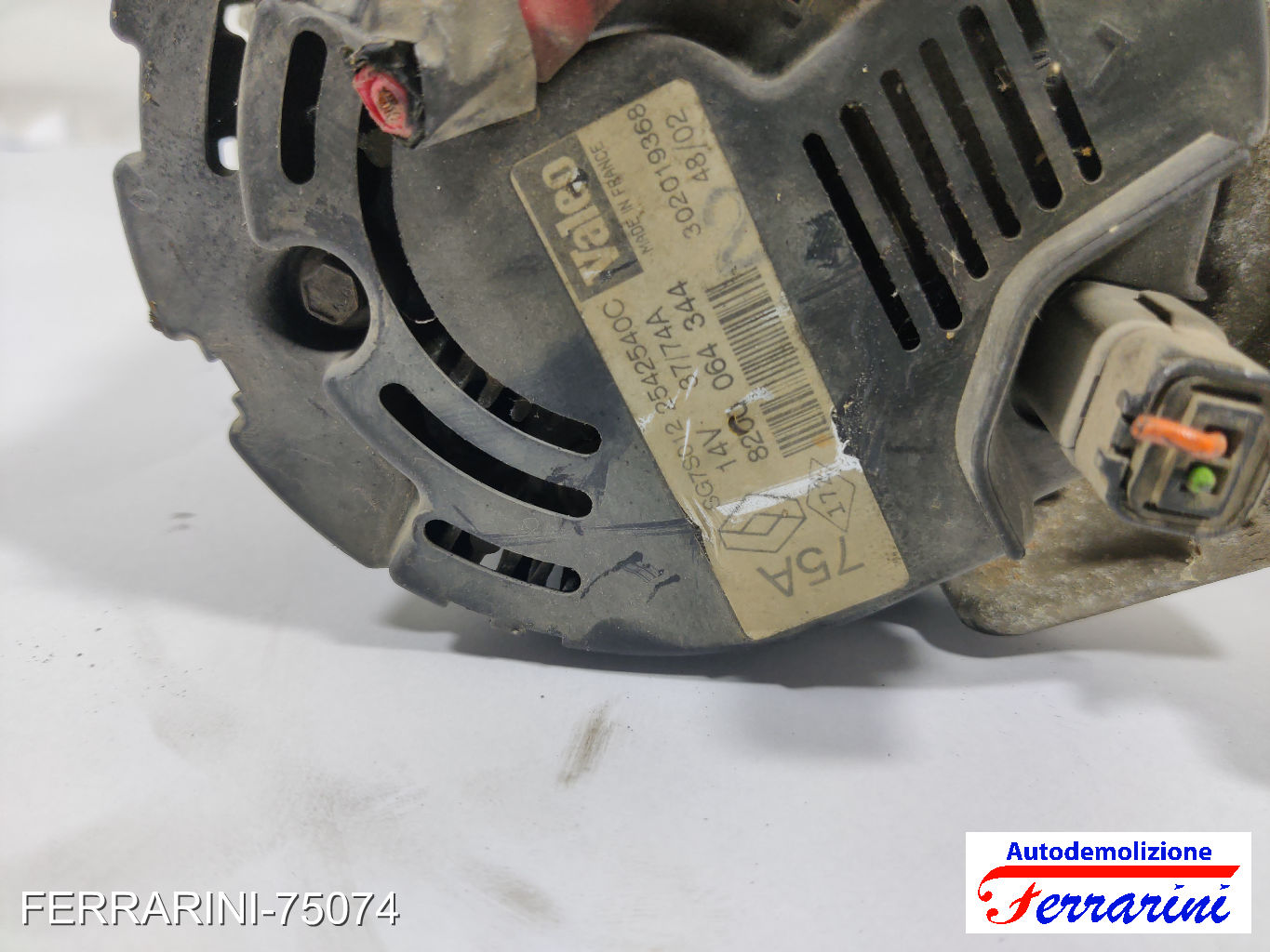Alternatore RENAULT CLIO 2 BB, CB 1.2 1998-2010 8200064344, SG7S012, 22542540C 11