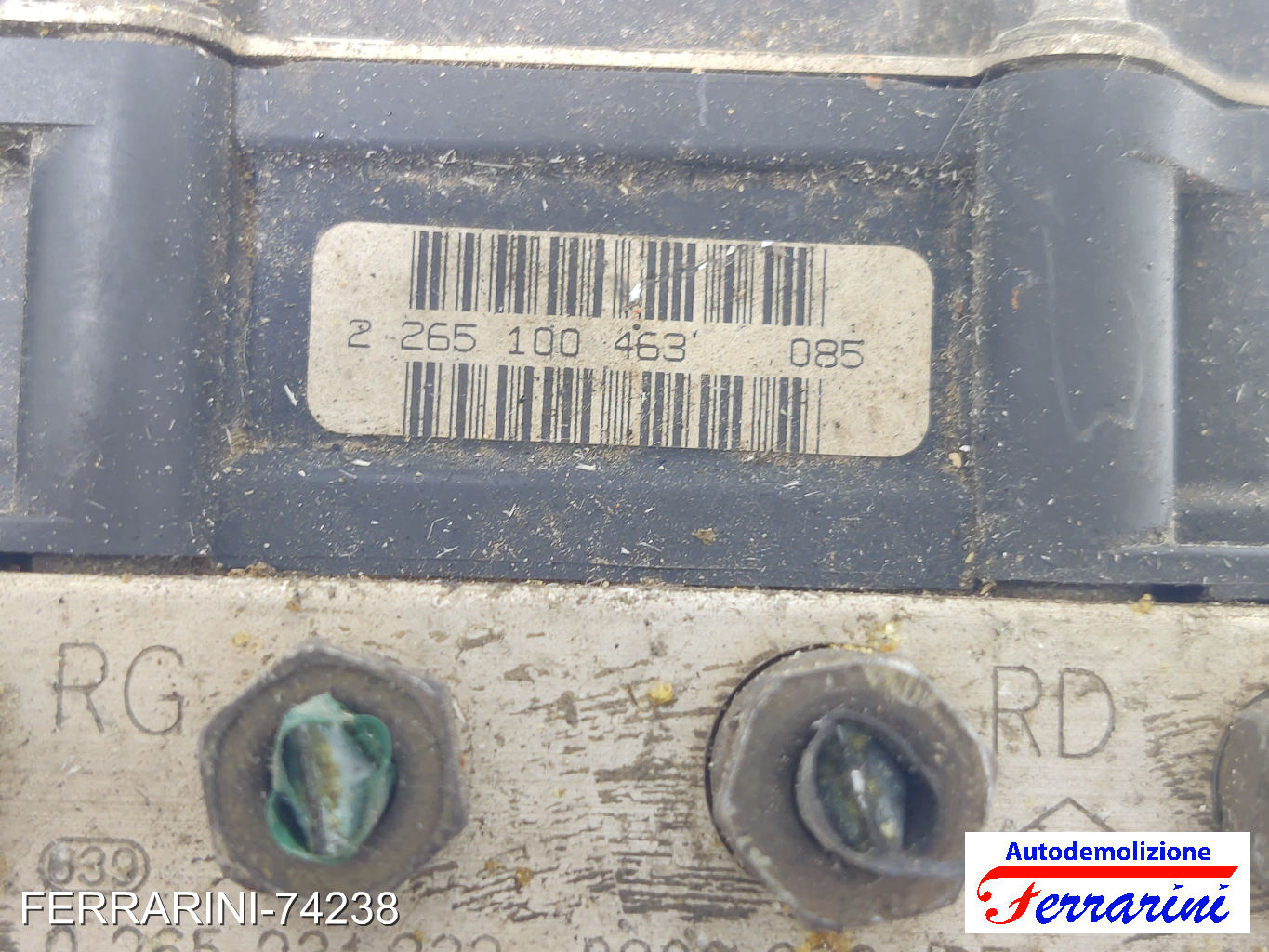Centralina Pompa Abs RENAULT CLIO 2 BB, CB 1.2 1998-2010 8200229137, 0265800316