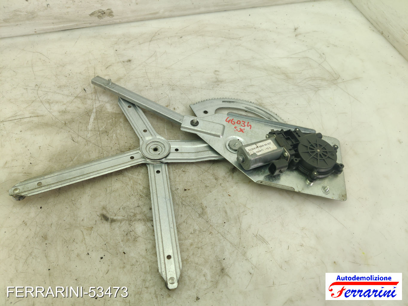 Alzavetro RENAULT TWINGO 1 C06 1996-2007 sinistro, sx, frontale, anteriore