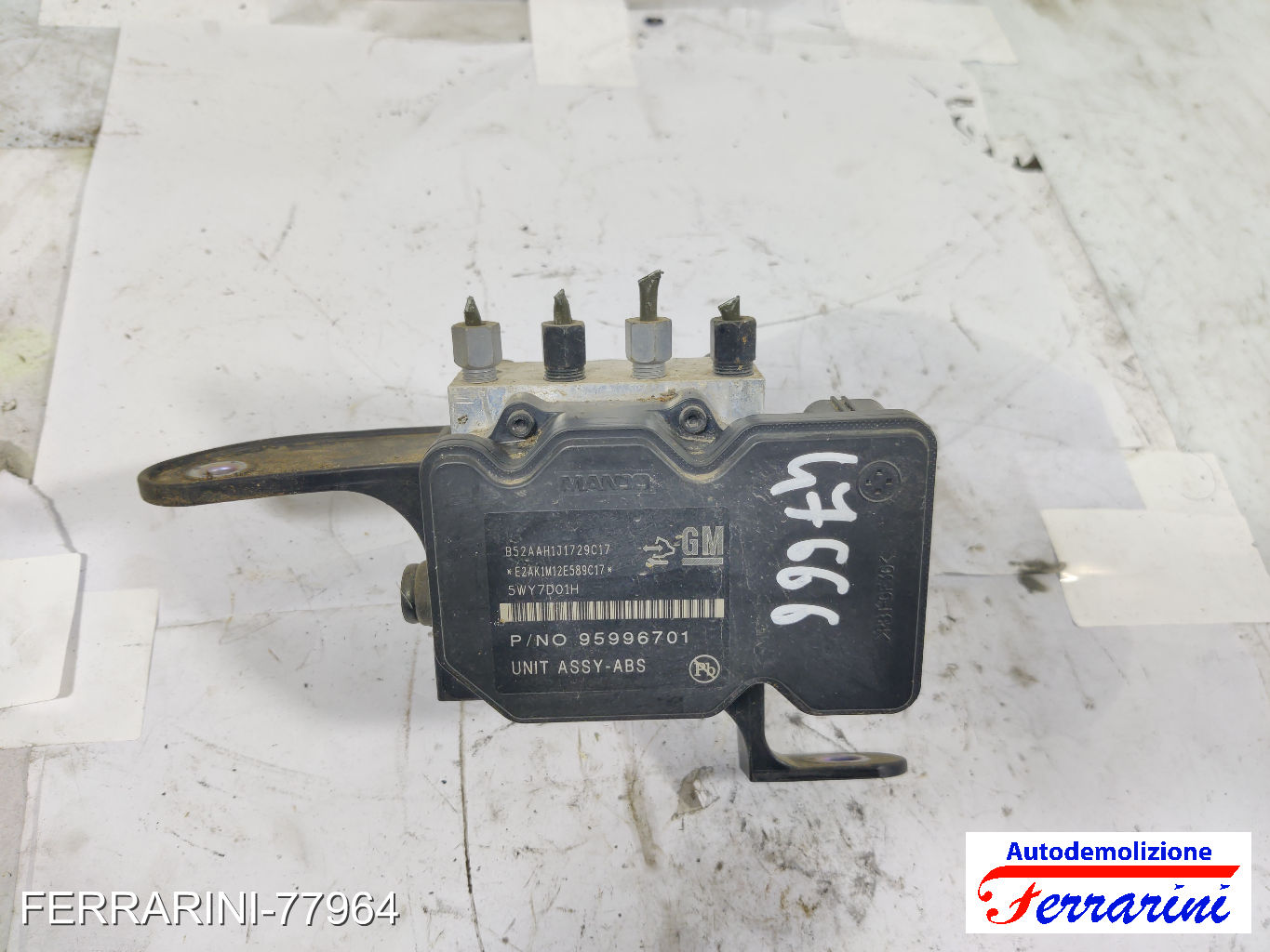 Centralina Pompa Abs CHEVROLET SPARK M300 1.0 2010-2015 95996701, 2111134720843