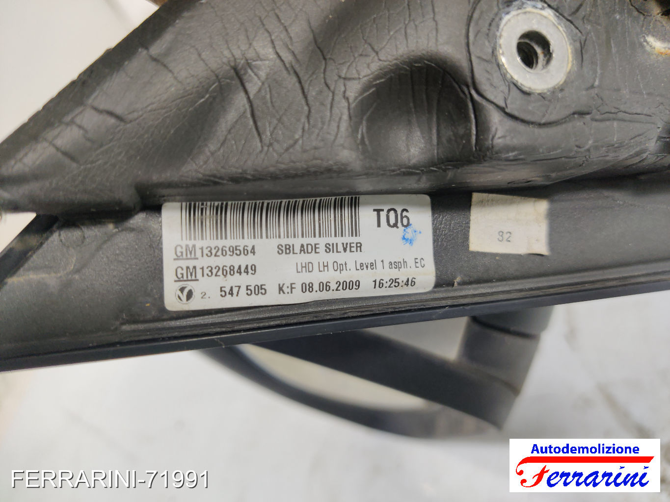 Specchietto Laterale OPEL INSIGNIA A G09 2008-2017 sinistro, sx