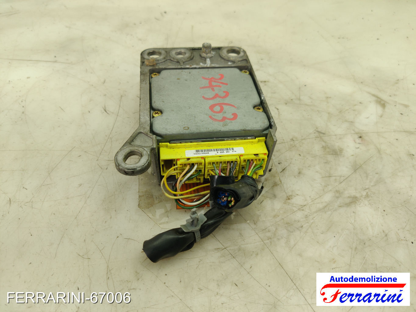 Centralina Airbag NISSAN MICRA 3 K12 2003-2010 98820AX502, 0285001474