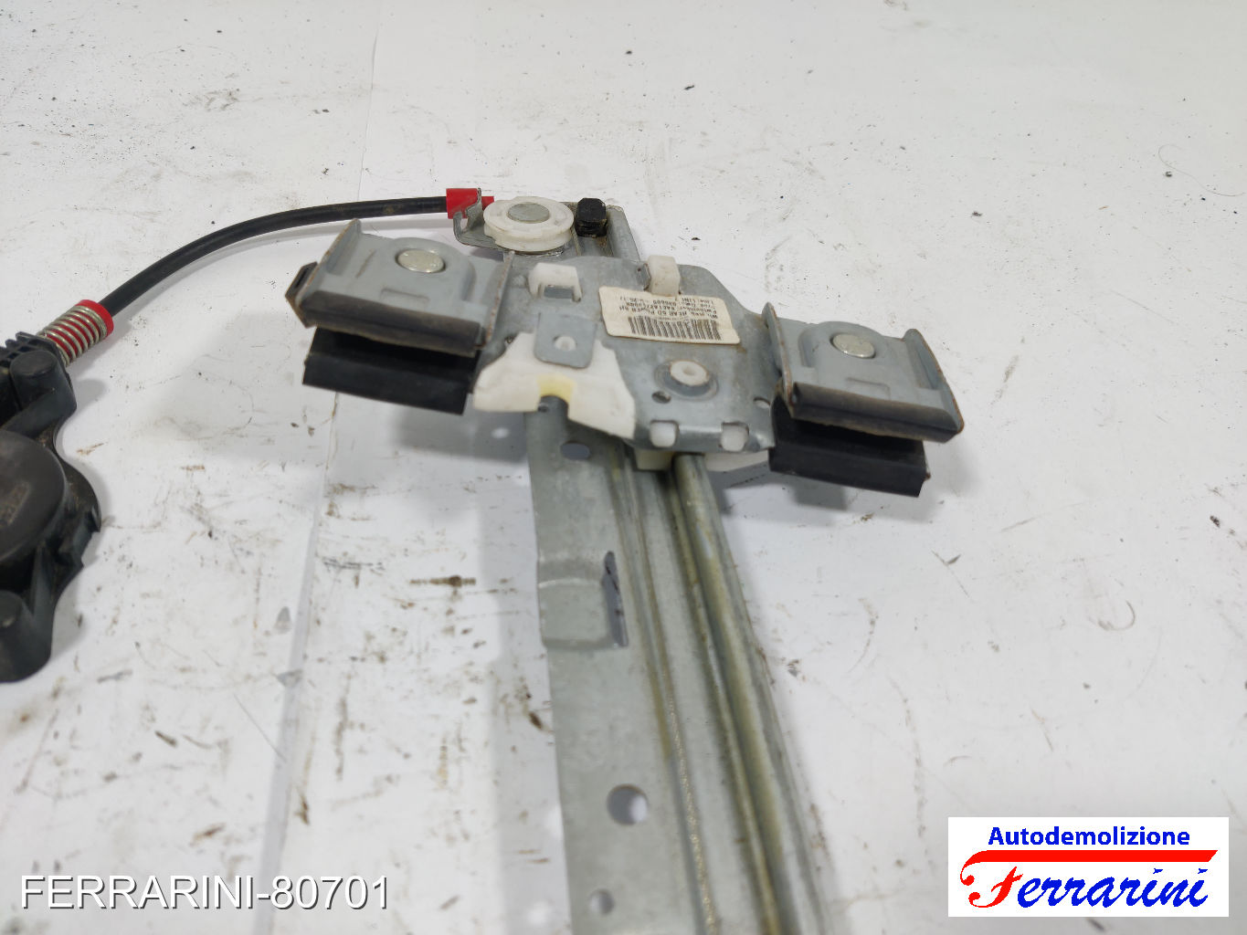 Alzavetro FORD FIESTA 6 CB1, CCN 2008-2012 destro, dx, posteriore, post