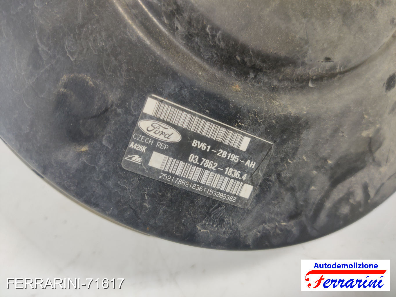 Servofreno FORD FOCUS 3 TURNIER 1.6 TDCI 2010-2023 BV612B195AH, A426K, CZECHREP