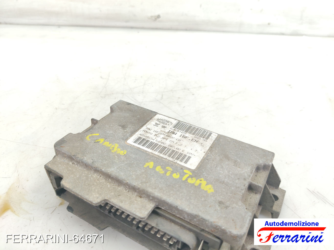 Centralina Motore FIAT PUNTO 176 60 1.2 1994-1999 46545154, 46160210702