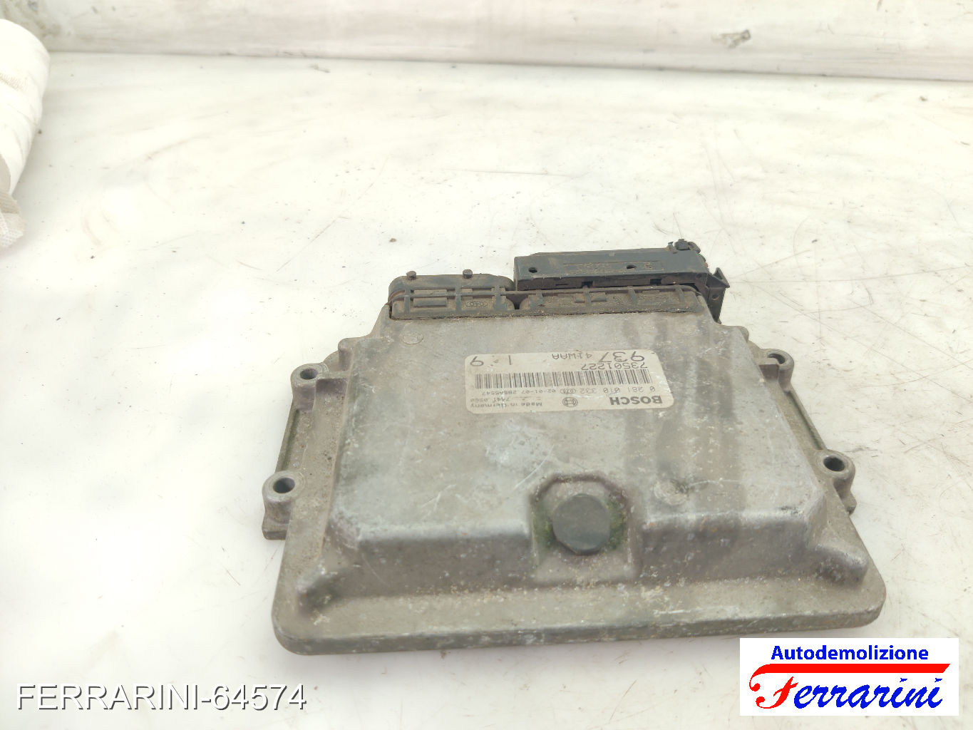 Centralina Motore ALFA ROMEO 147 937 1.9 JTD 2001-2010 73501227, 55185365