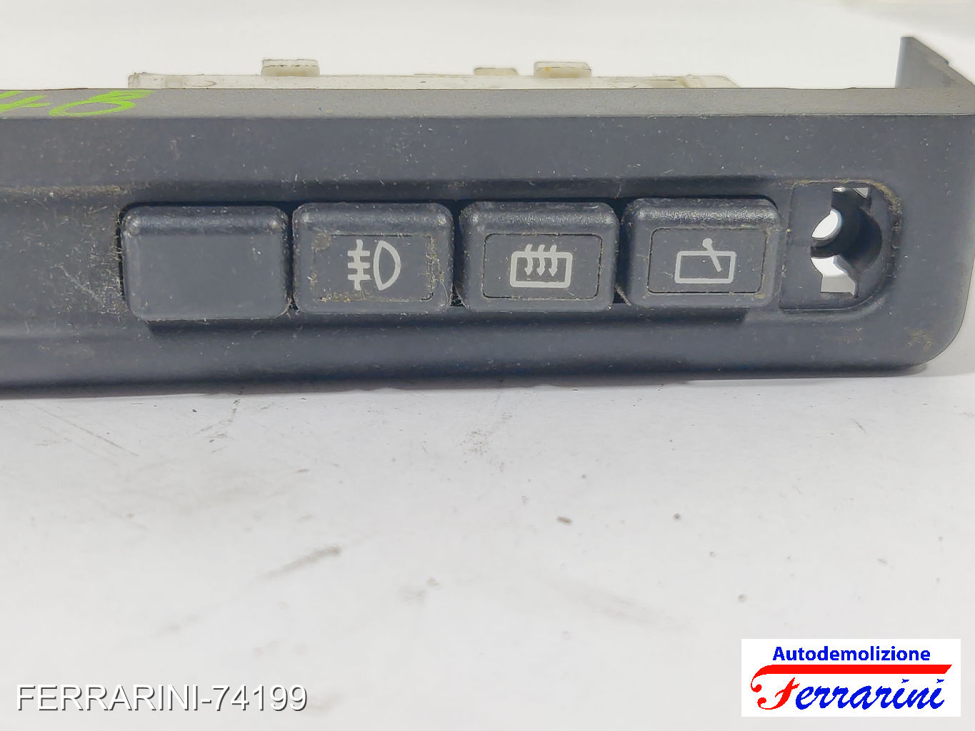 Pulsantiera centrale orologio FIAT UNO 146 1984-1995 181527980, 181449680