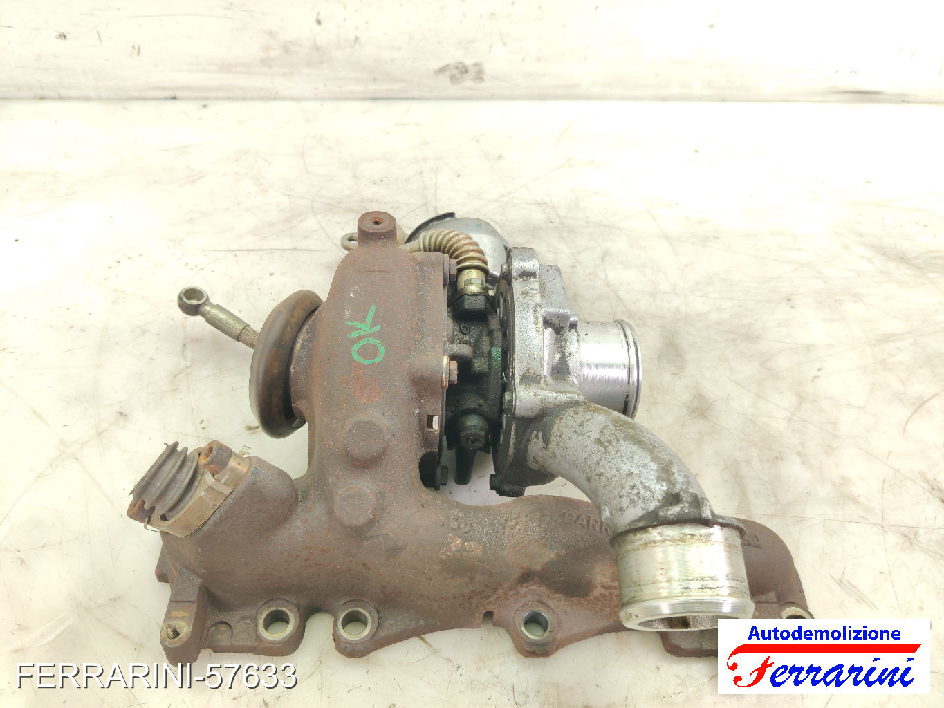 Turbina OPEL ASTRA H SW A04 1.9 CDTI 16V 2004-2010 55196859, 55205356, 93184791 12