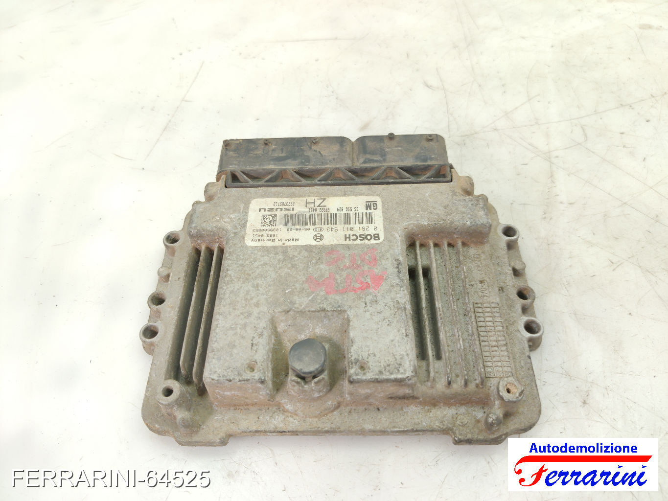Centralina Motore OPEL ASTRA H SW A04 1.7 CDTI 2004-2010 55556829, 0281011943