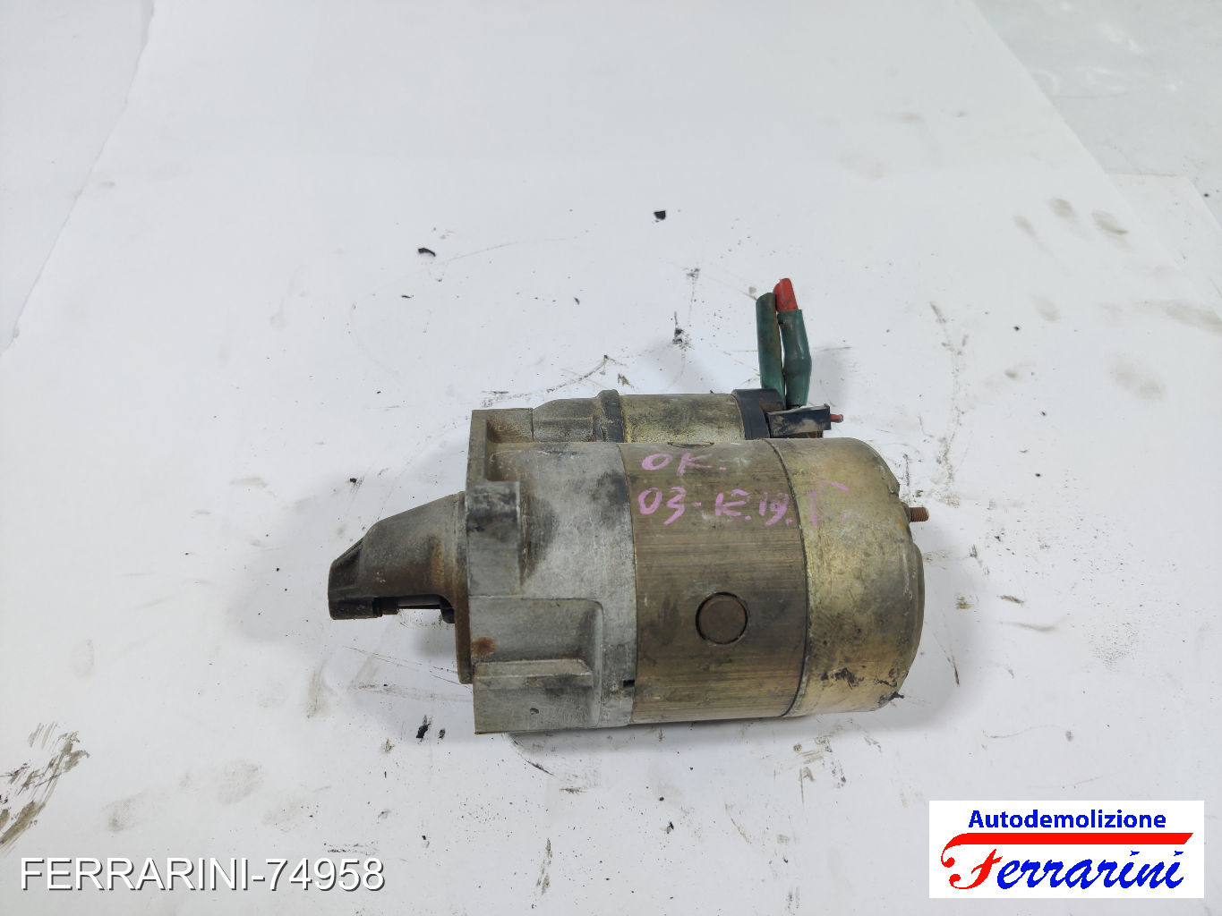 Motorino Avviamento FIAT UNO 146 45 I.E 1.0 1984-1995 63221890, 7612952 6
