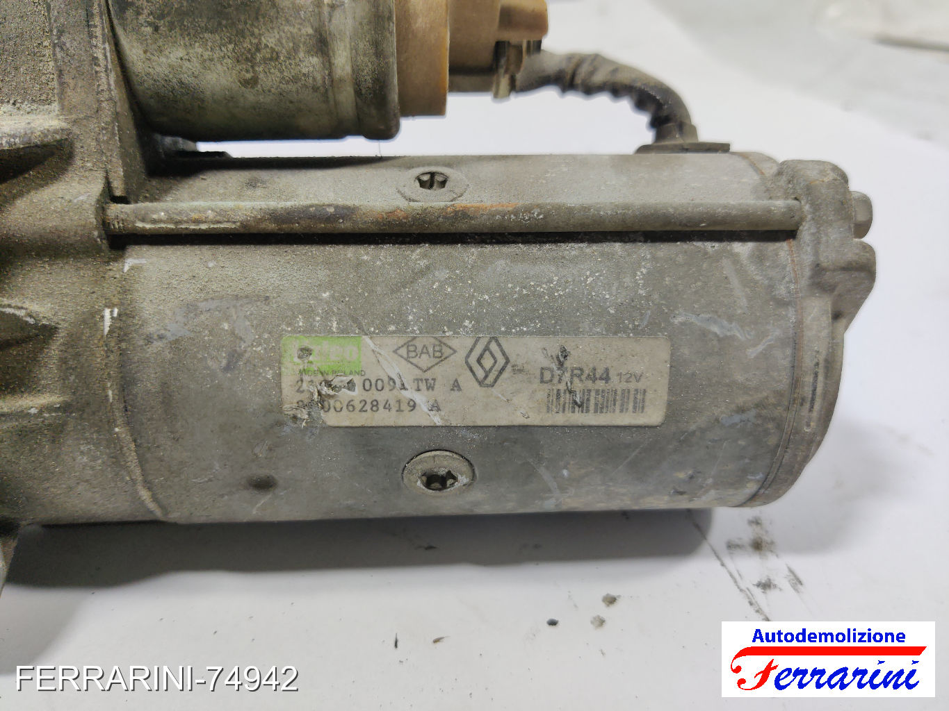 Motorino Avviamento OPEL VIVARO A X83 1.9 DTI 2001-2014 7700116260, 8200331251 10