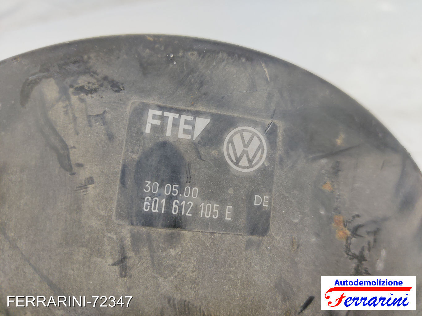 Servofreno SKODA FABIA 1 6Y2 1.4 1999-2003 6Q1612105E, 601612105E 7