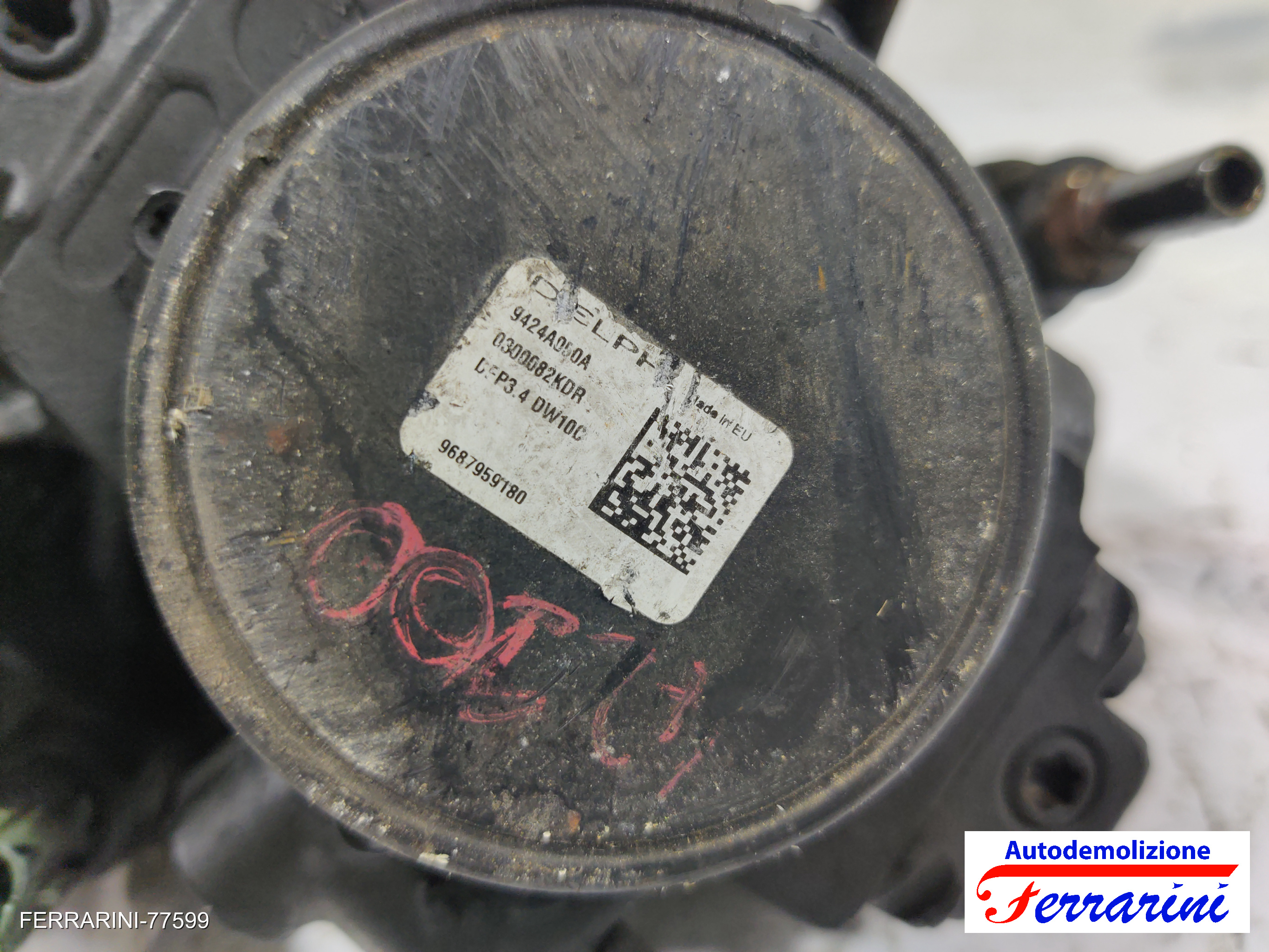 Pompa Alta Pressione Iniezione CITROEN C4 GRAND PICASSO 1 UA 2.0 HDI 165 7