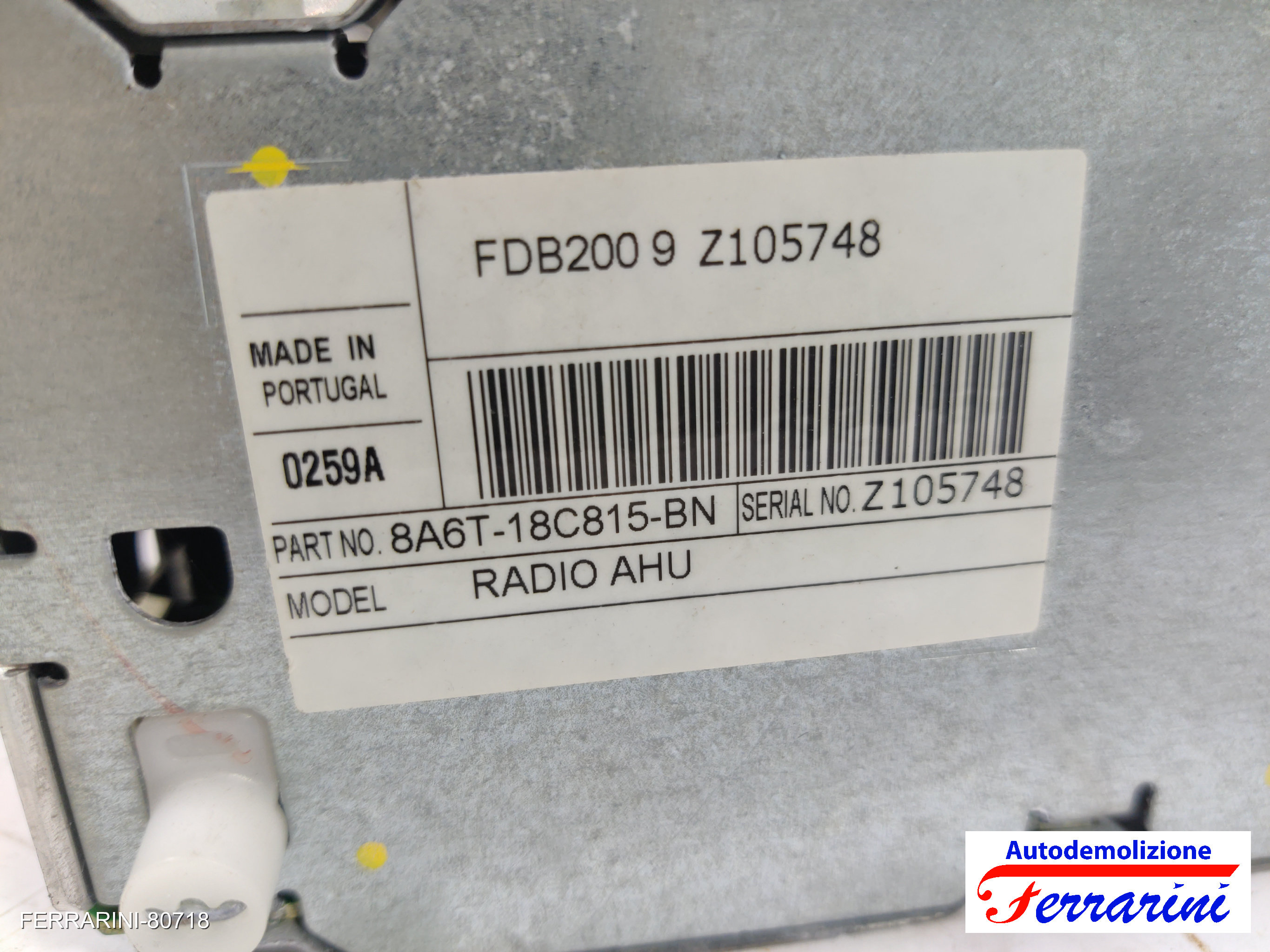 Stereo Radio FORD FIESTA 6 CB1, CCN 2008-2012