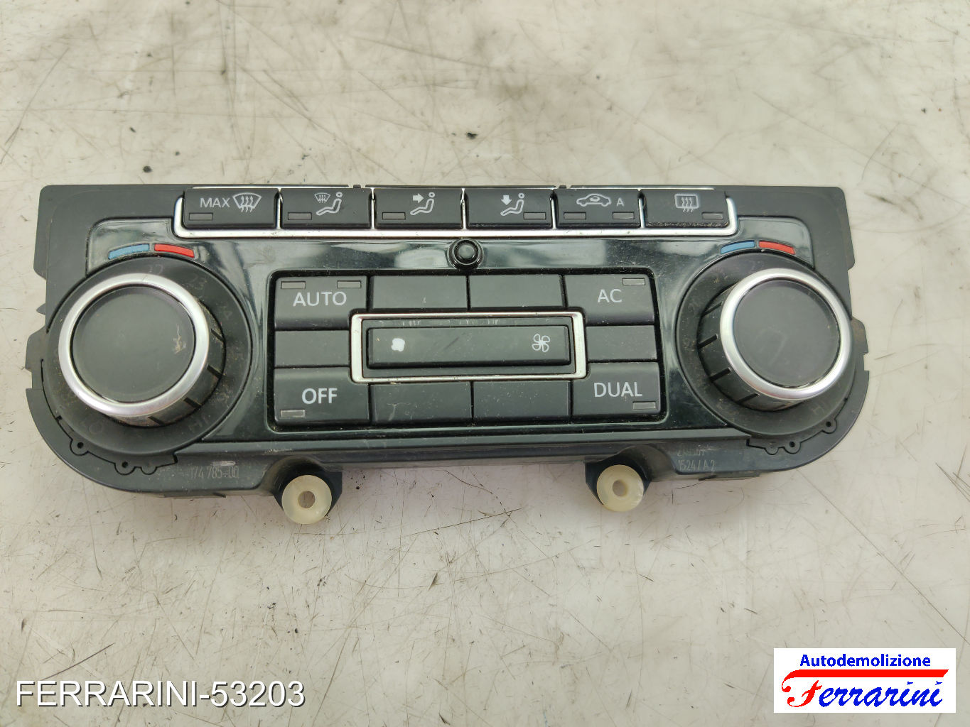Tastiera Clima VW GOLF 6 5K1 2008-2013 anteriore, frontale 5K0907044BC 8