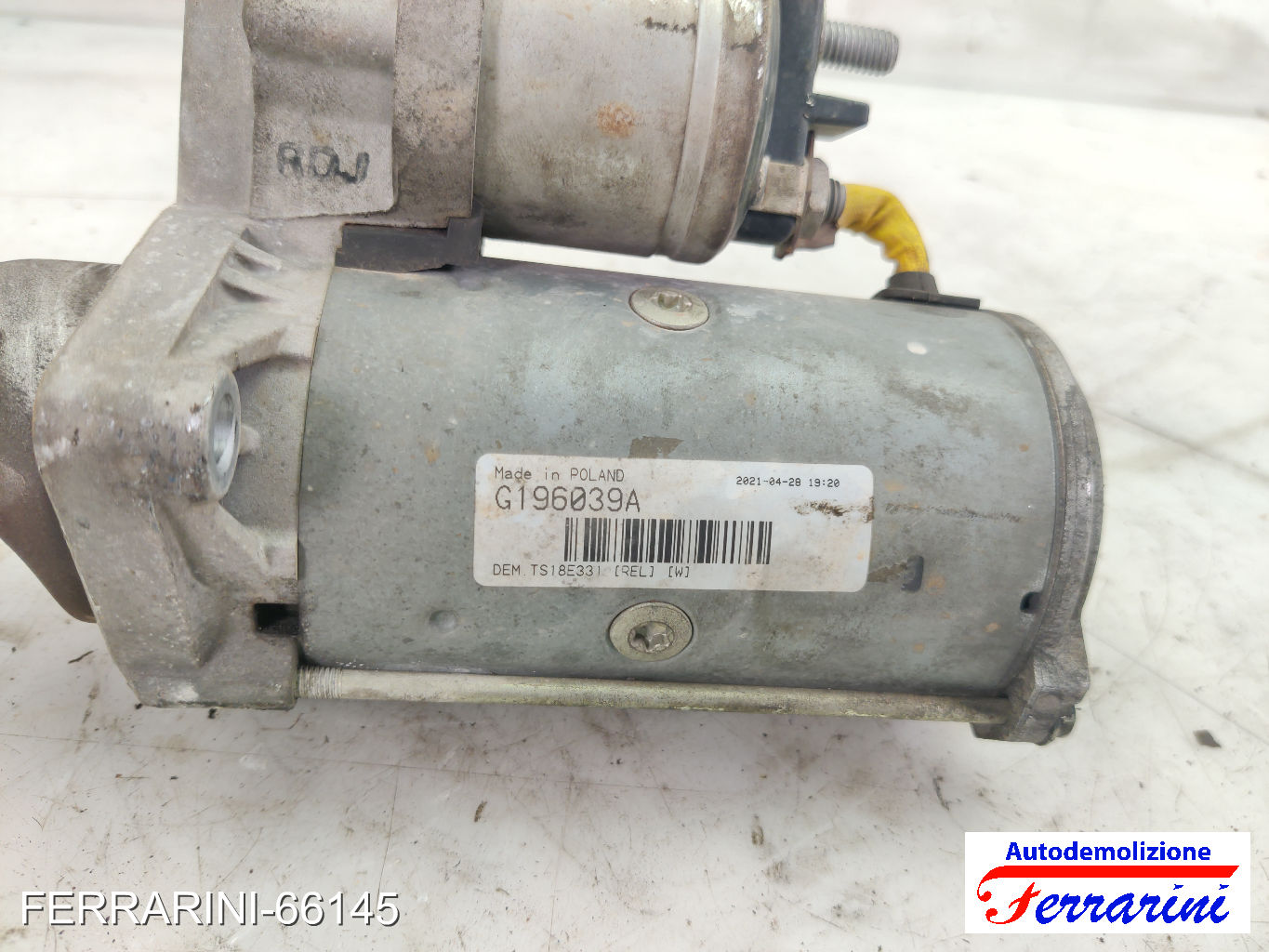 Motorino Avviamento OPEL AGILA A H00 1.3 CDTI 2003-2007 55221292, 8058642088735