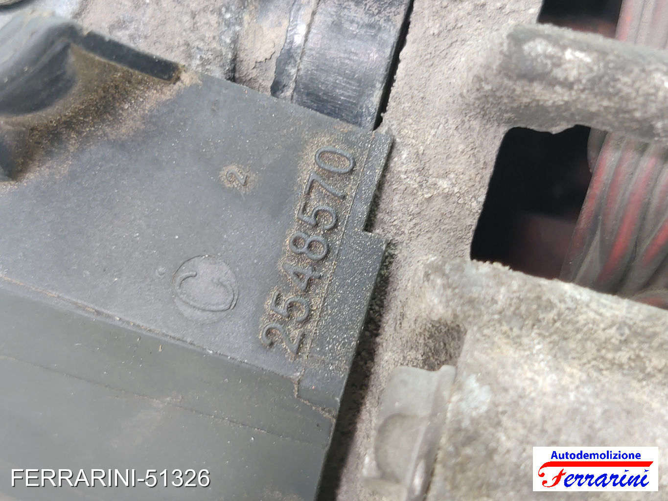 Alternatore CITROEN C3 1 FC, FN 1.1I 2002-2009 9649611780, 2548570, 2542803A