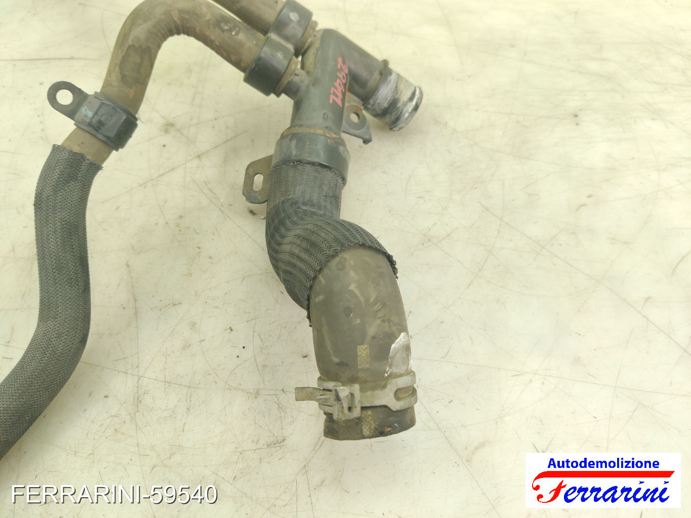 5FW gruppo tubi raffreddamento PEUGEOT 207 SW WK 1.6 16V 2007-2013 1351VF 12