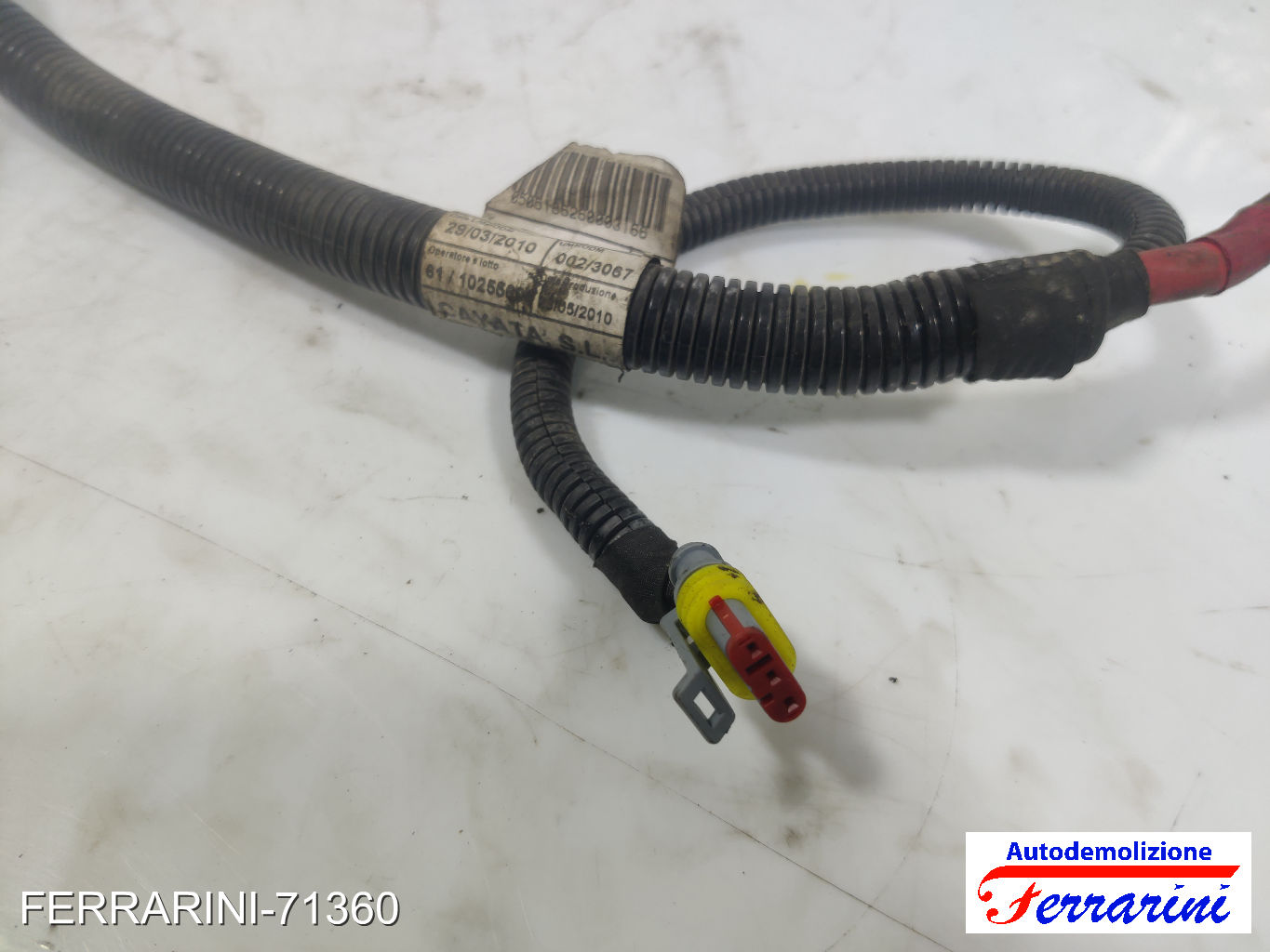 cavo batteria 940A3000 ALFA ROMEO GIULIETTA 940 1.6 JTDM 2010-2016 50518626