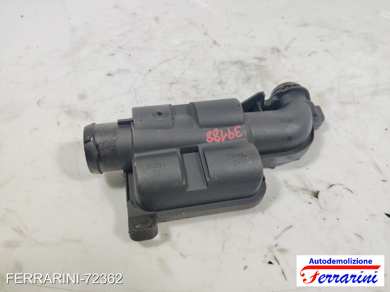 tubo aria aspirazione silenziatore FORD FIESTA 5 JD, JH 1.4 TDCI 2001-2008