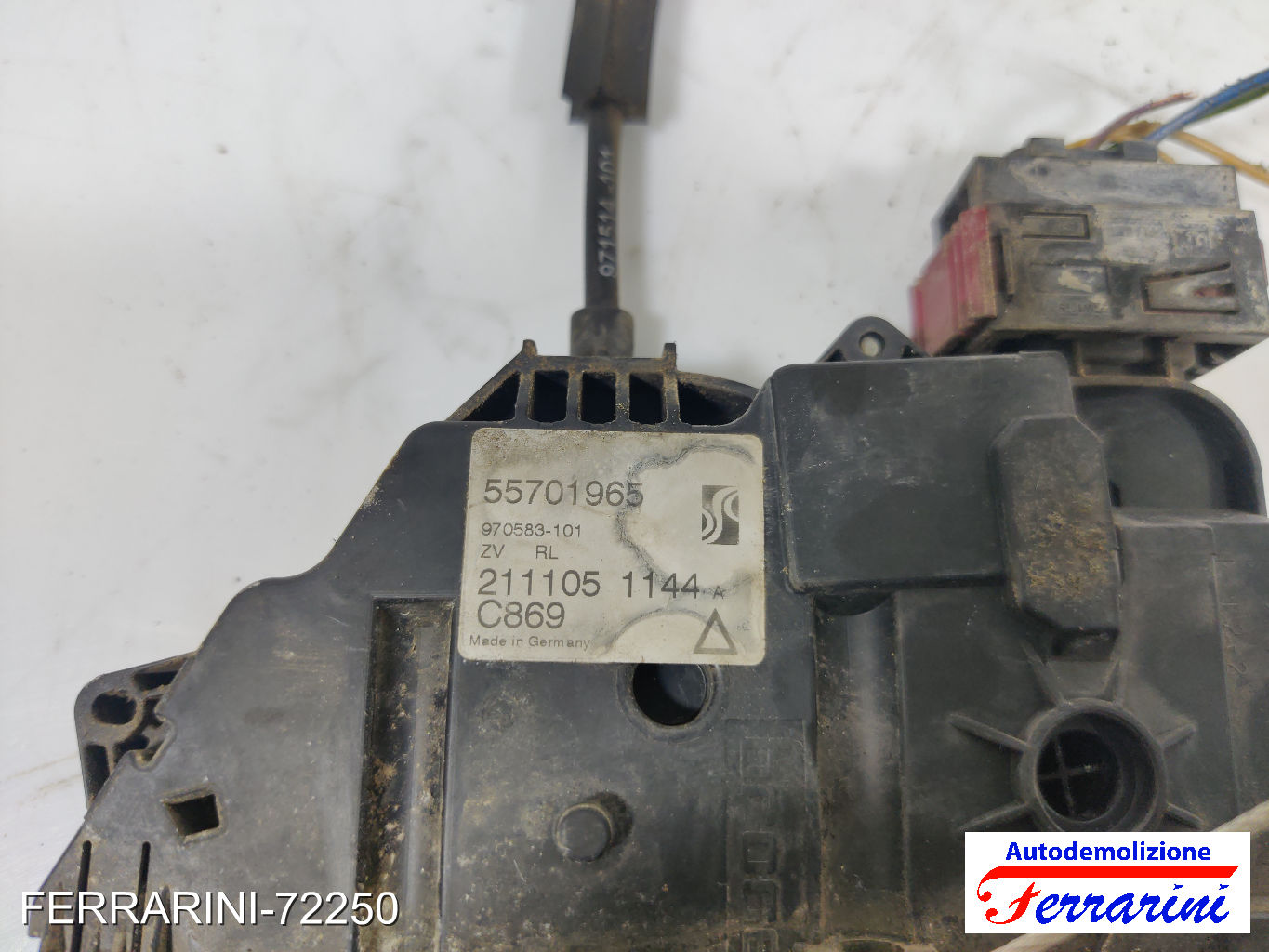 Serratura Porta FIAT GRANDE PUNTO 199 2005-2013 sinistro, sx, posteriore, post 7