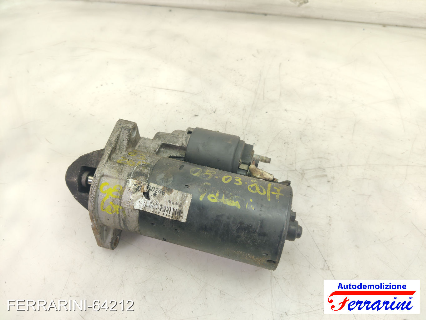 Motorino Avviamento FIAT MULTIPLA 186 1.9 JTD 115 2002-2010 0001108202