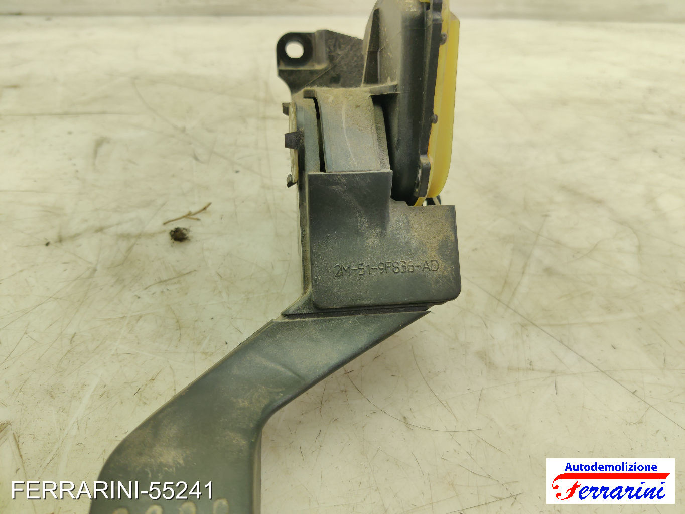 Pedale Acceleratore FORD FOCUS DAW, DBW 1.8 TDCI 2002-2004 2M519F836AD, 1229985 8