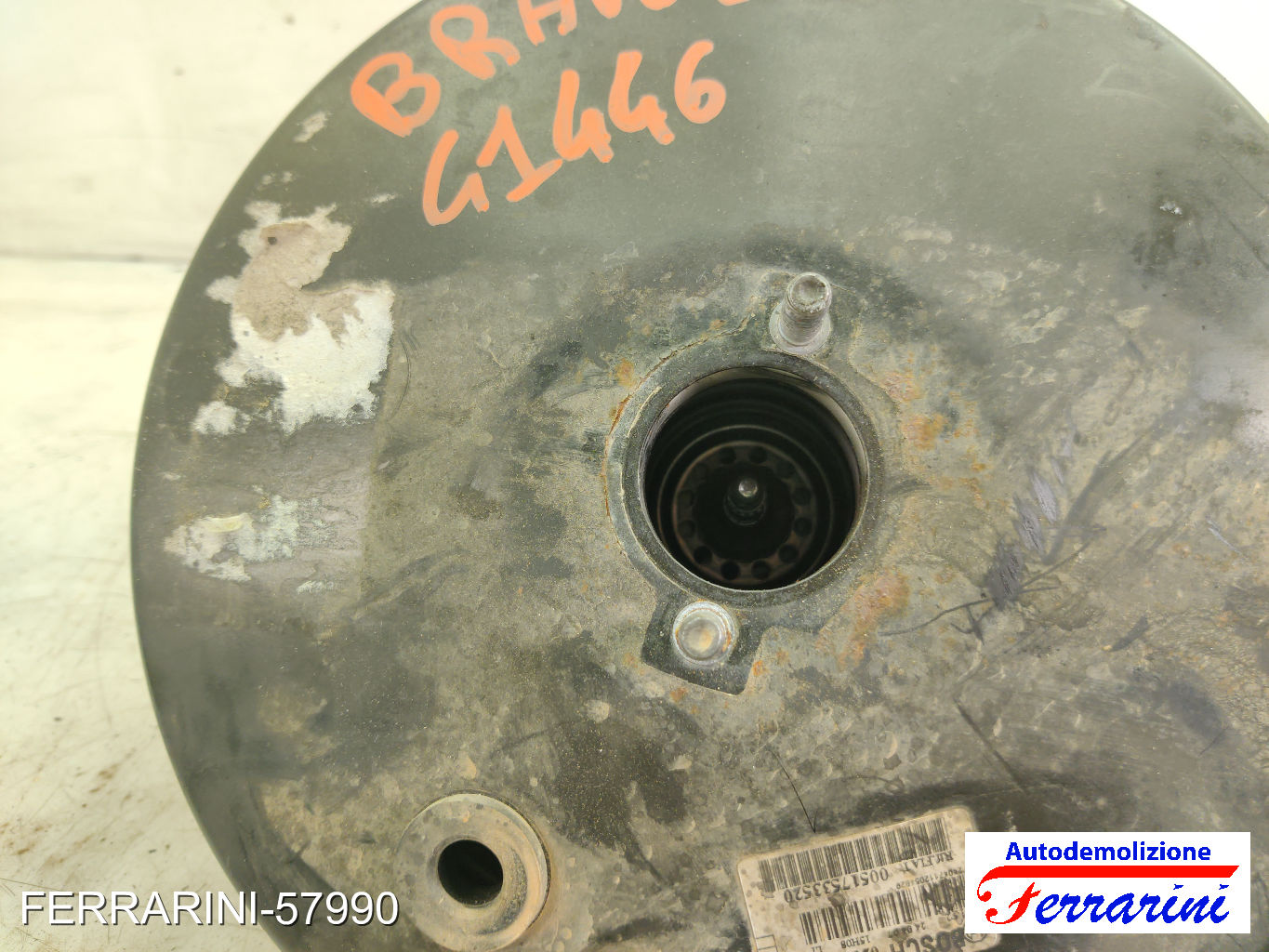 Servofreno FIAT BRAVO 2 198 1.9 D MULTIJET 2007-2014 77363306, 51753352 8