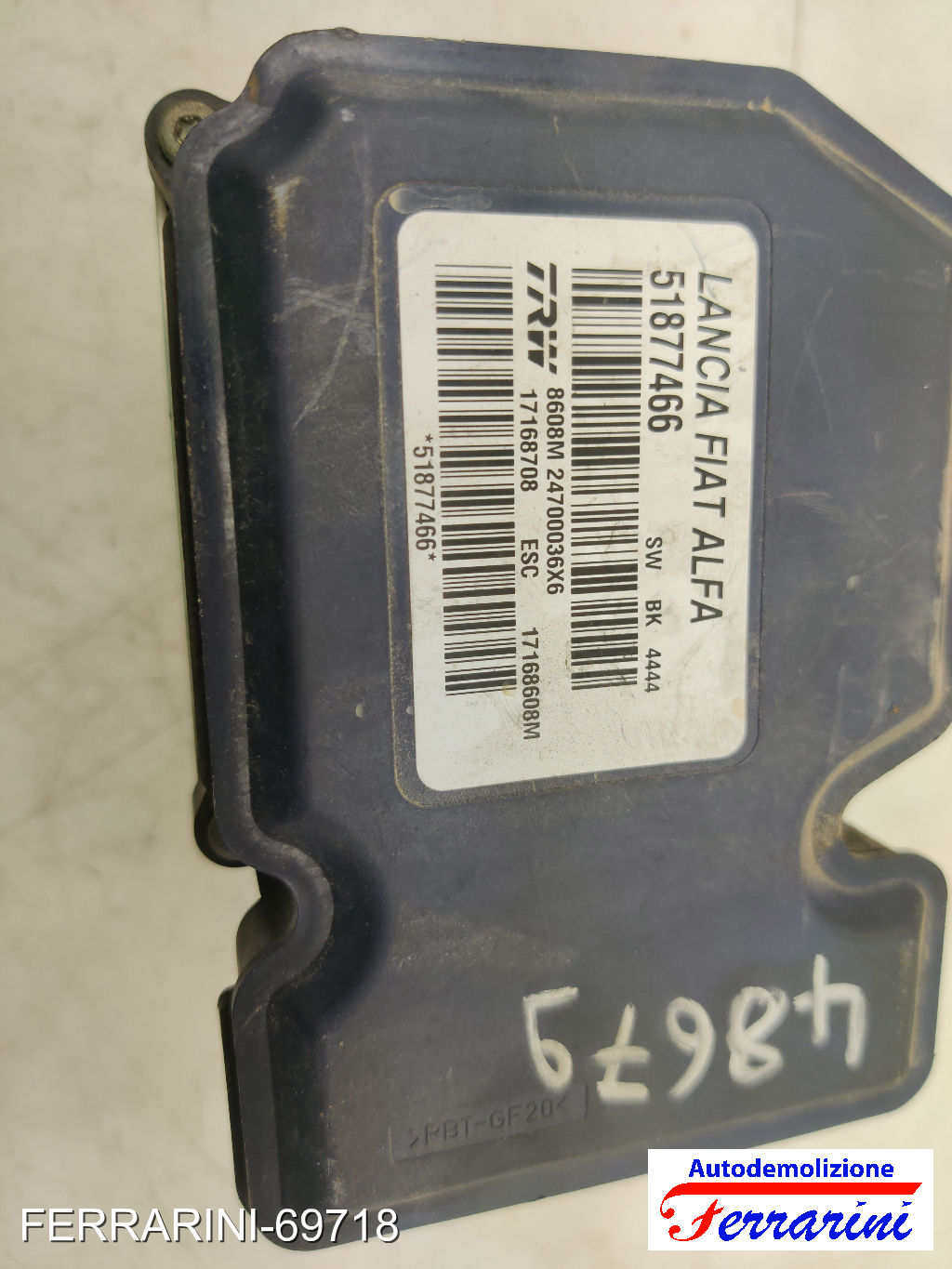 Centralina Pompa Abs LANCIA DELTA 3 844 1.6 D MULTIJET 2008-2014 51877466, 48679
