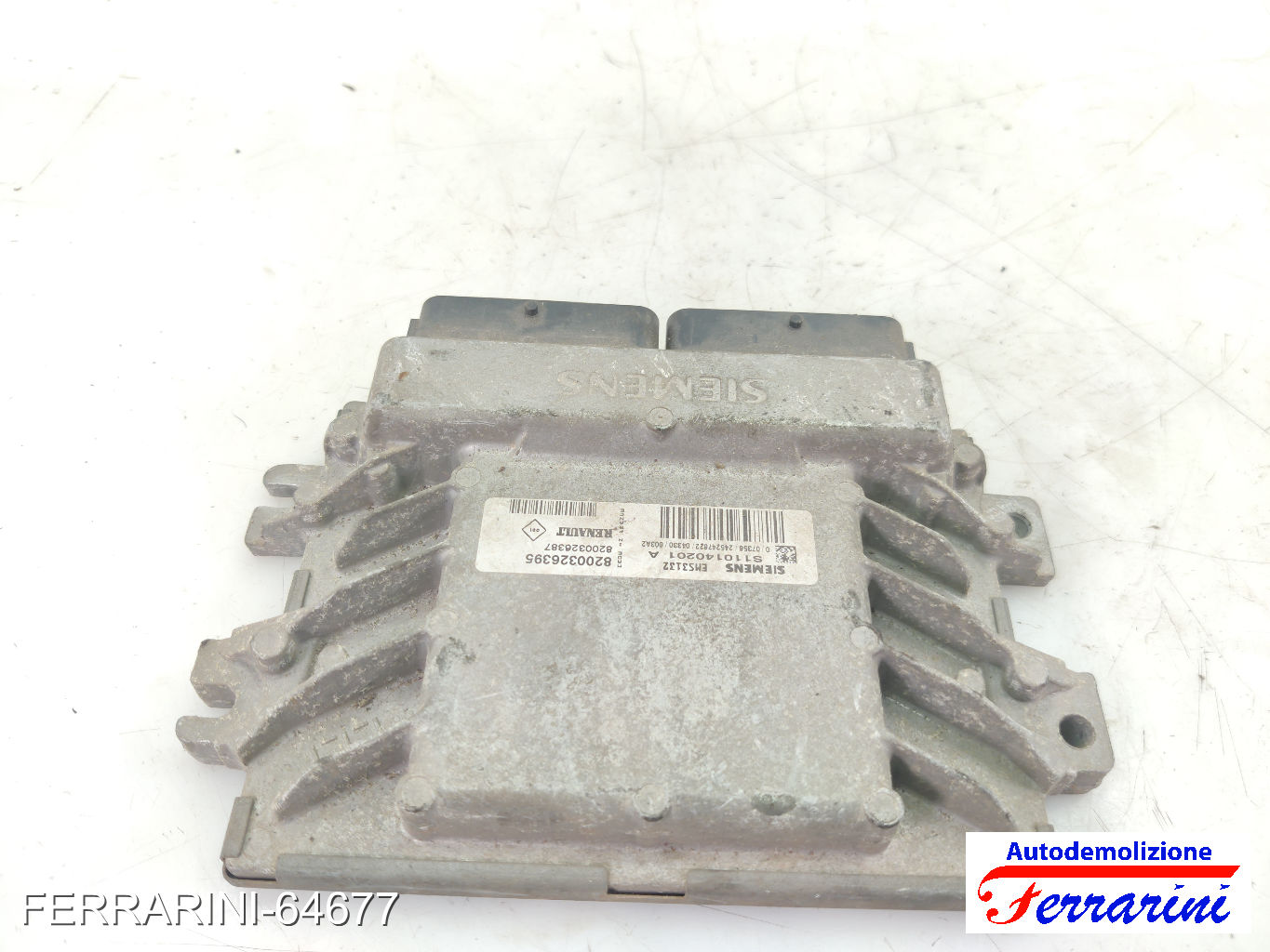 Centralina Motore RENAULT CLIO 2 BB, CB 1.2 1998-2010 8200326395, S120161003A2