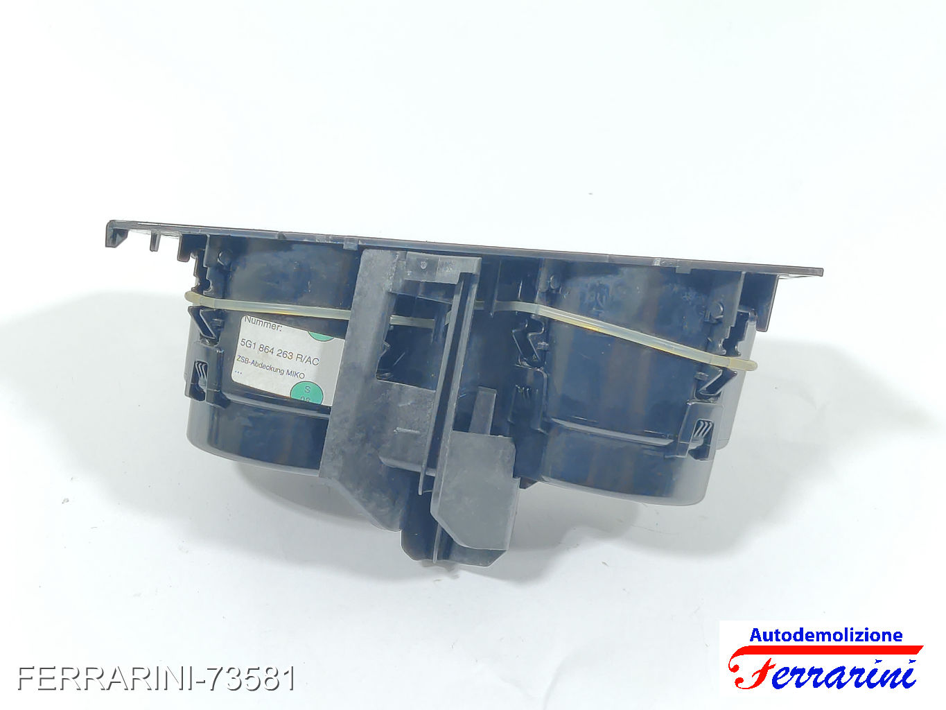 Portabicchieri VW GOLF 7 5G1, BE1, BE2, BQ1 2012-2020 5G1864263F 6