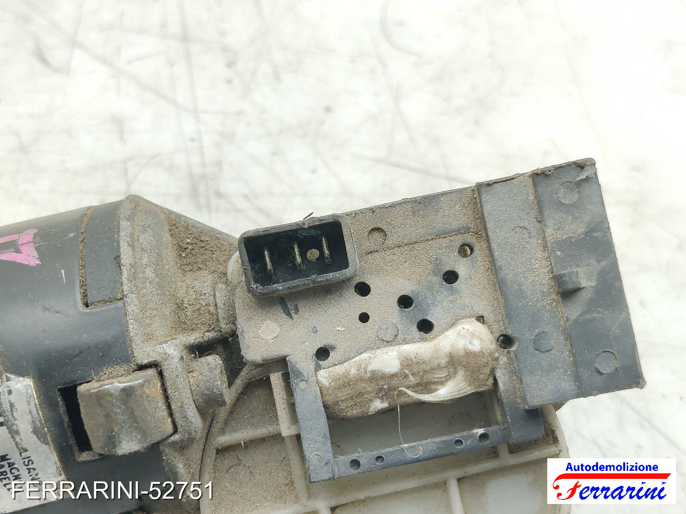 Spazzacqua Motorino Tergicristallo FIAT DOBLO 119, 223 2001-2010 posteriore