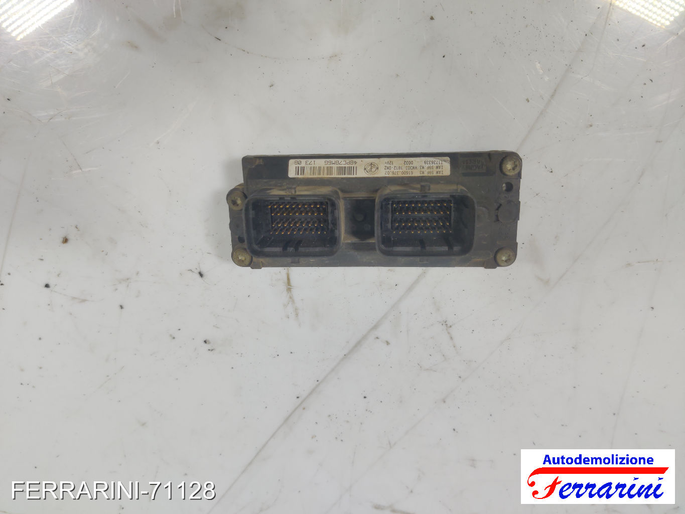 Centralina Motore FIAT PUNTO 188 1.2 16V 80 1999-2006 71736339, 6160037607 6