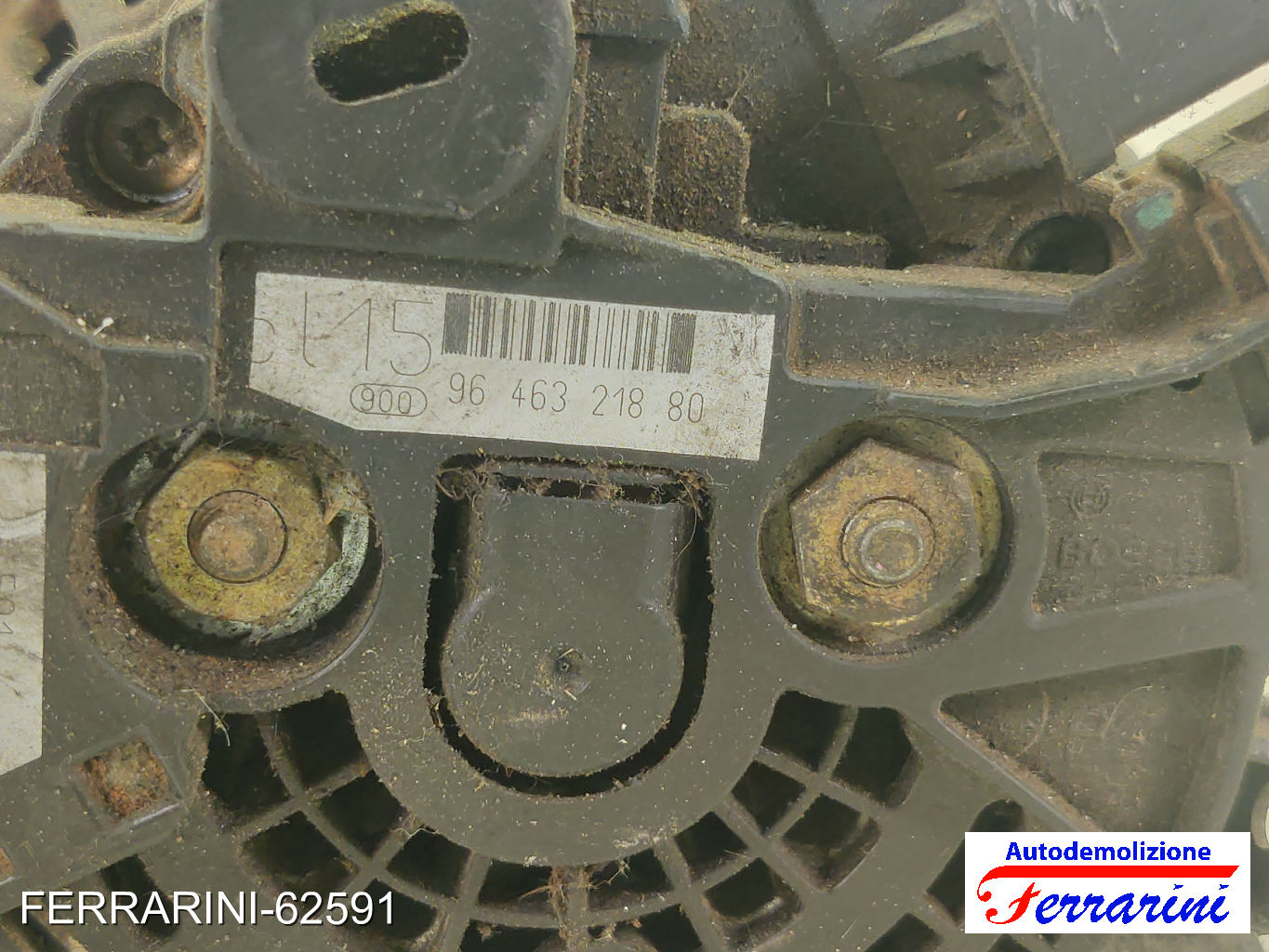 Alternatore CITROEN C3 1 FC, FN 1.6 16V HDI 2005-2009 9646321880, 5705NH