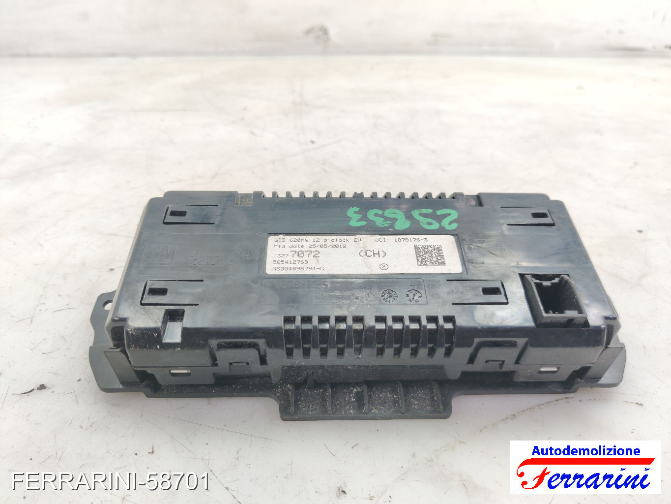 Display multifunzione centrale OPEL ZAFIRA TOURER C P12 2011-2023 sinistro, sx