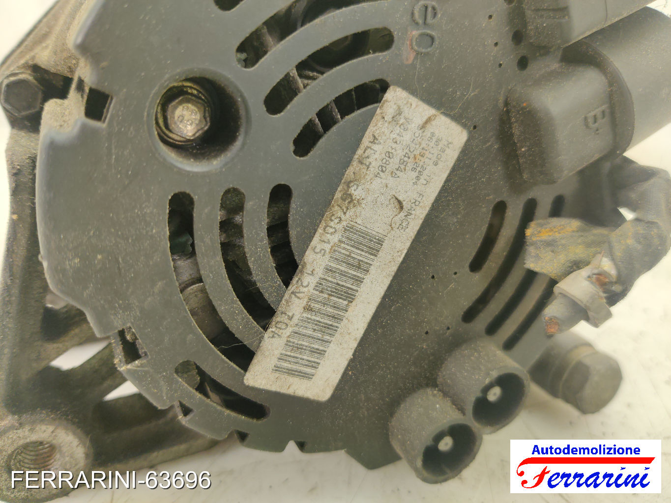 Alternatore PEUGEOT 206 2A/C 1.4I 1998-2012 9642879980, 5702A2, 2542484A 6
