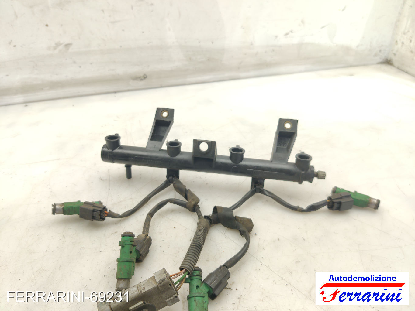 Flauto Con Iniettori PEUGEOT 1007 KM 1.4 2005-2009 9655833580, 1984G0 9