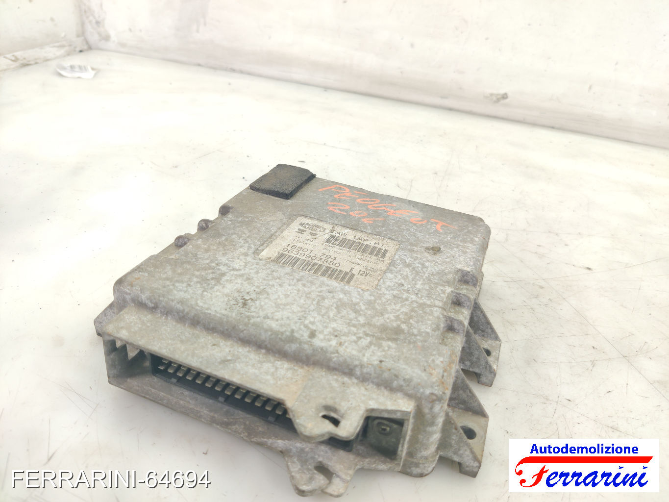 Centralina Motore PEUGEOT 106 2 1A, 1C 1.4I 1996-2004 9639907880, 16301794 7