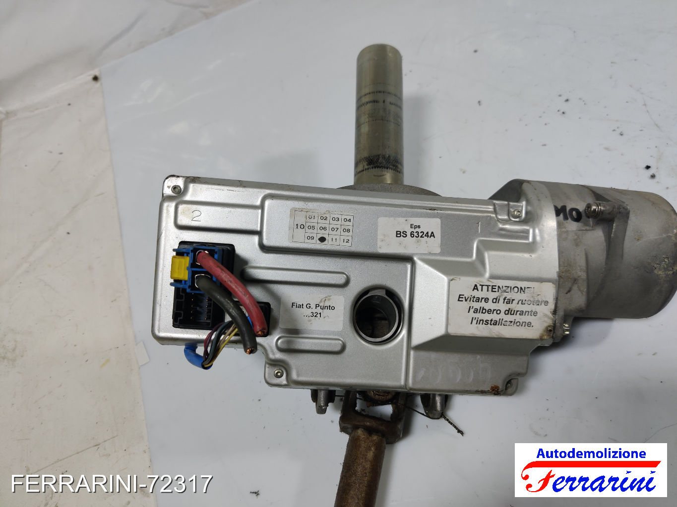 Servosterzo Piantone City FIAT GRANDE PUNTO 199 2005-2013 55701321, 26117861