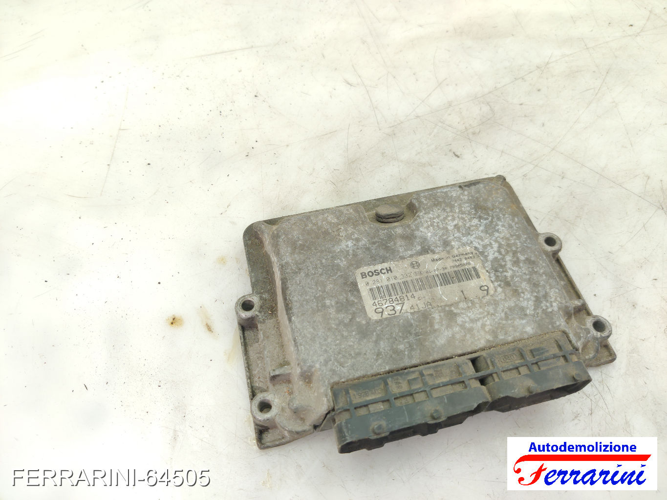 Centralina Motore ALFA ROMEO 147 937 1.9 JTD 2001-2010 46784814, 0281010332