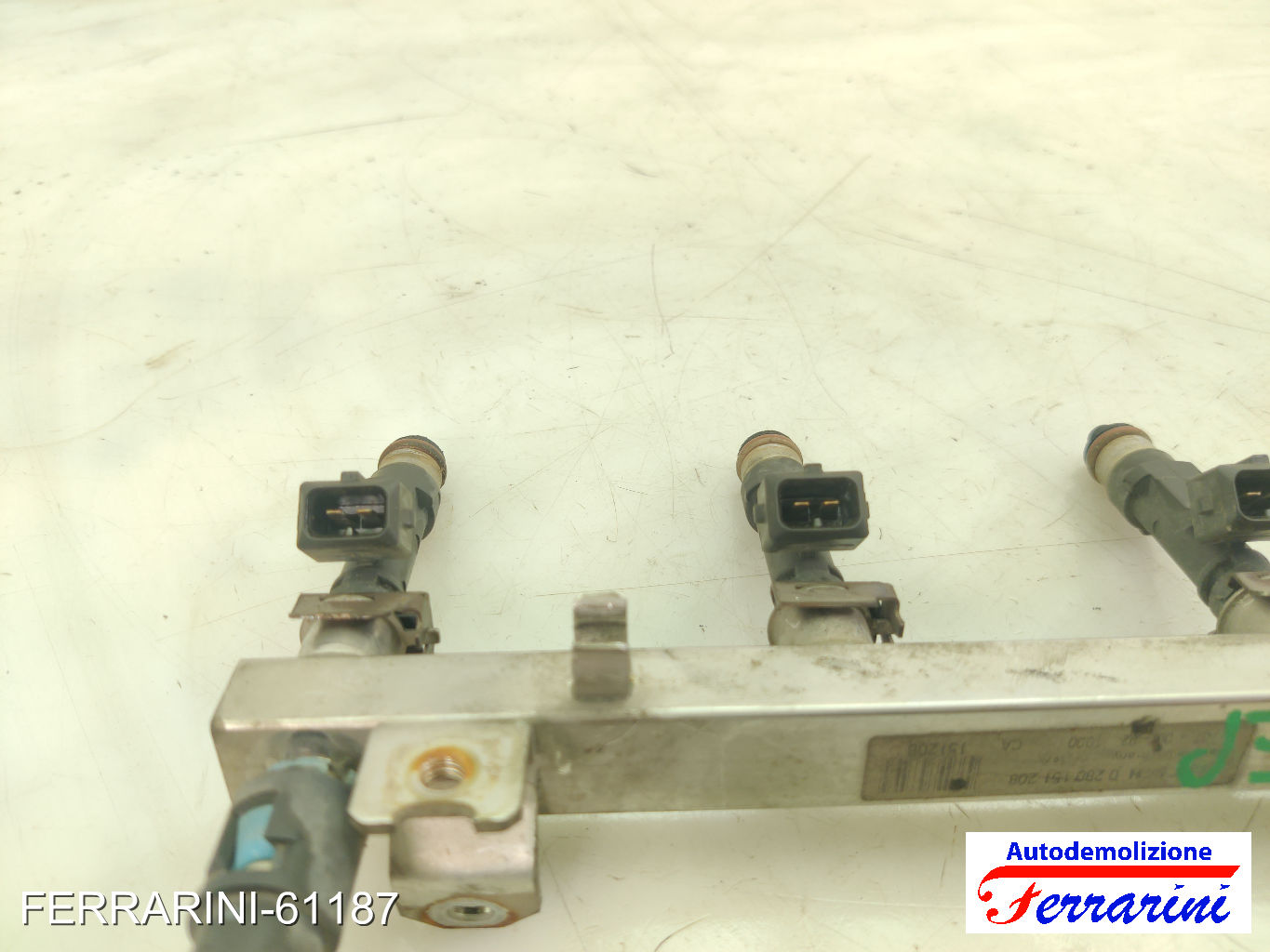 Flauto Iniettori OPEL CORSA D S07 1.2 2010-2014 24420542, 0280158501