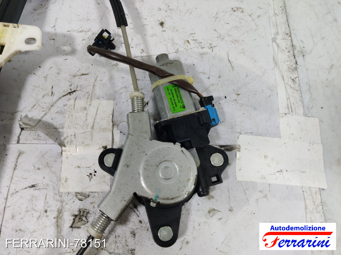 Alzavetro CHEVROLET SPARK M300 2010-2015 sinistro, sx, frontale, anteriore