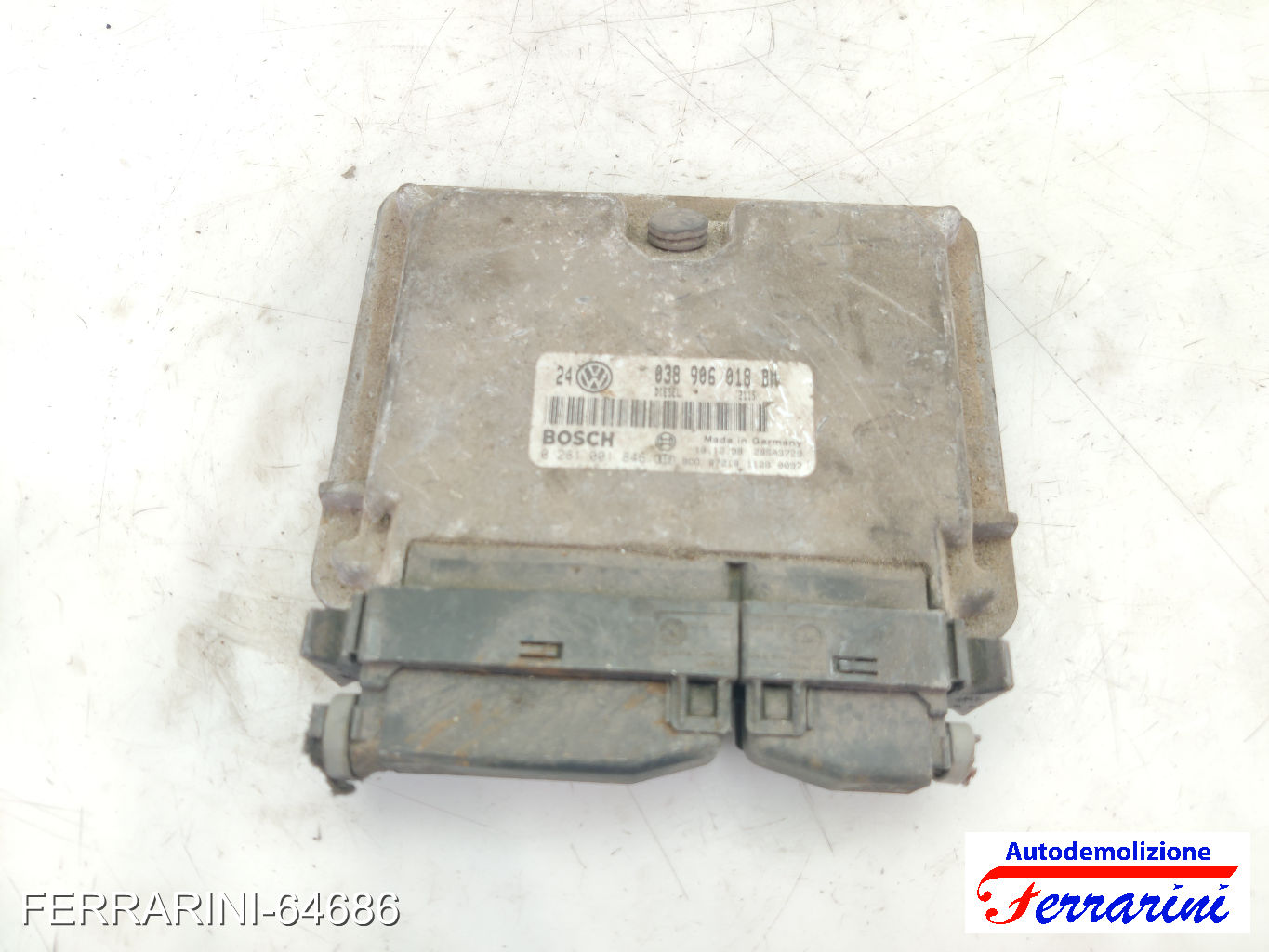 Centralina Motore SEAT LEON 1M1 1.9 TDI 1999-2006 038906018BM, 0281001846