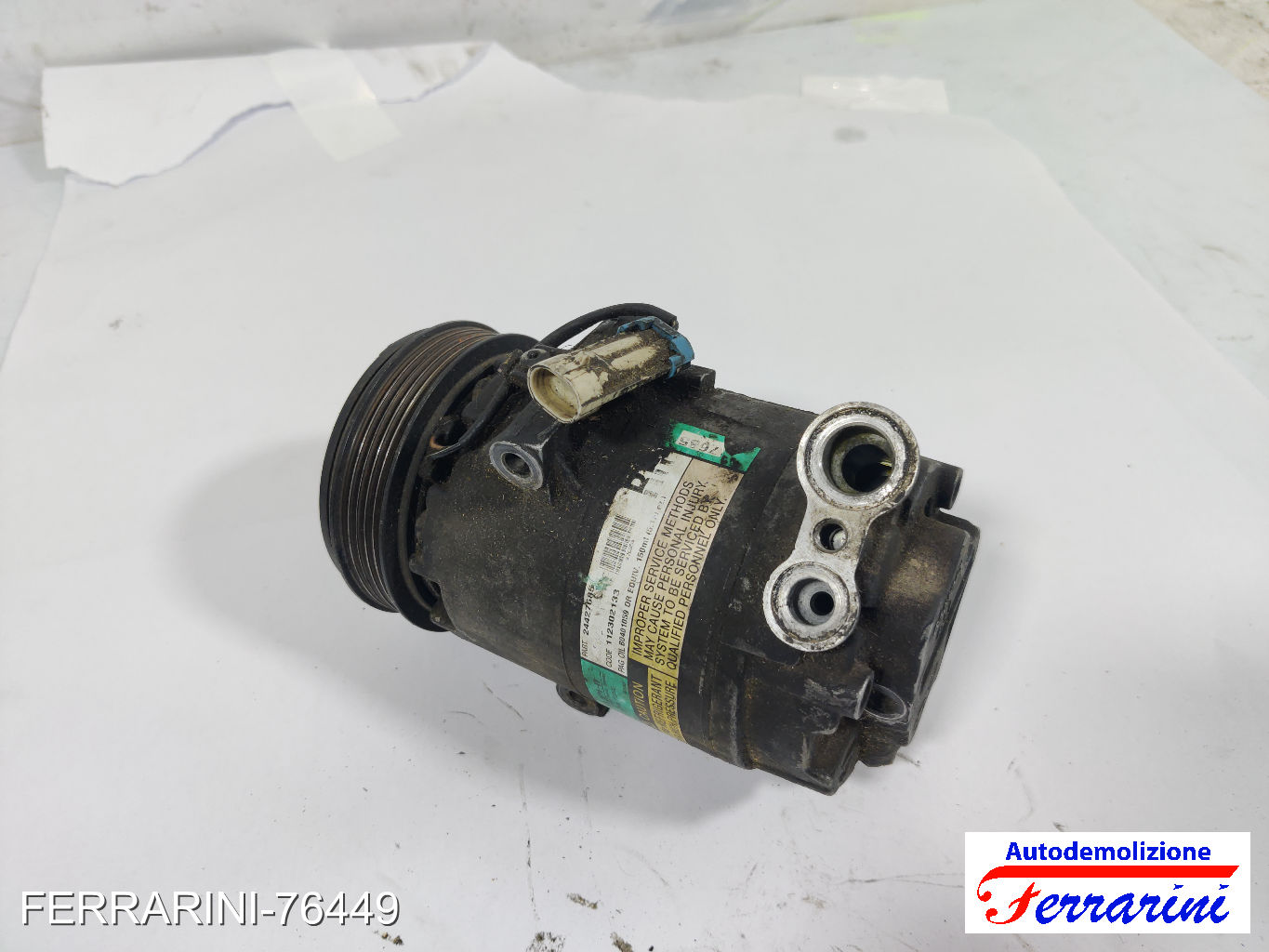 Compressore Clima OPEL CORSA C X01 1.0 2000-2003 24427685, 6561047, I24427685 2
