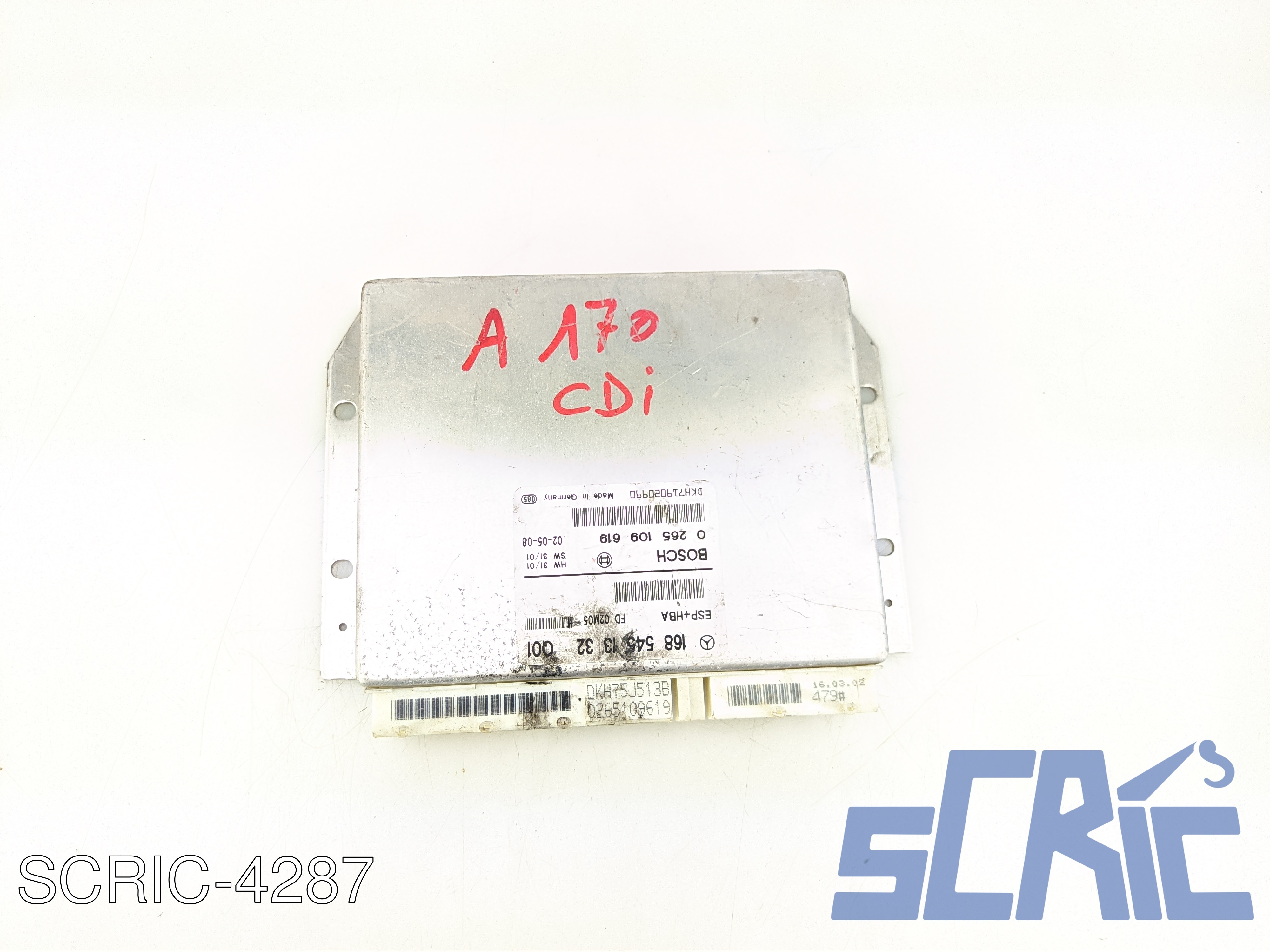 Centralina Motore MERCEDES CLASSE A W168 A 170 CDI 2001-2004 1685451332Q01