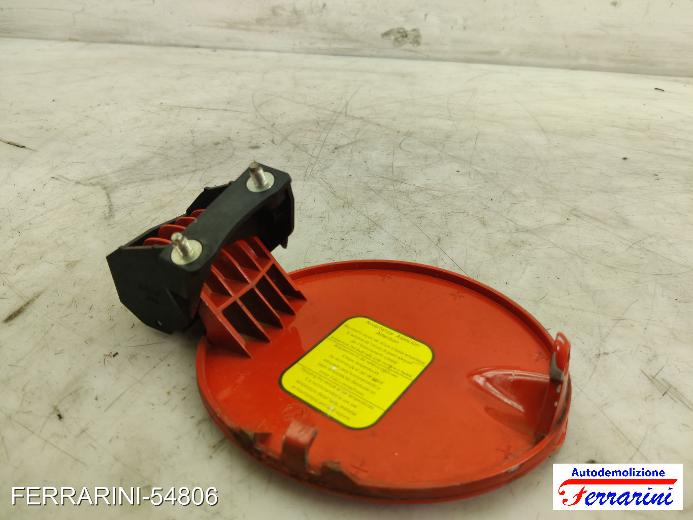 Sportellino Carburante LANCIA YPSILON 843 2006-2011 159/A ROSSO ALBERTI
